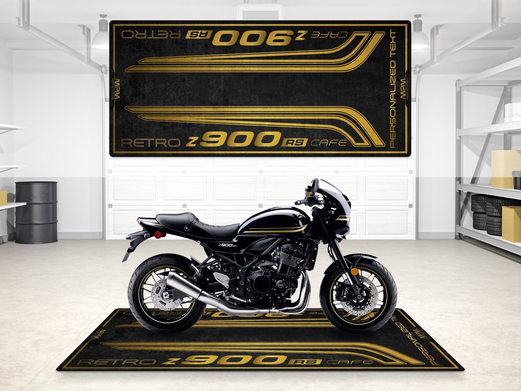 MPM Motorcycle Mat for Kawasaki Z900 RS Cafe - MM7416
