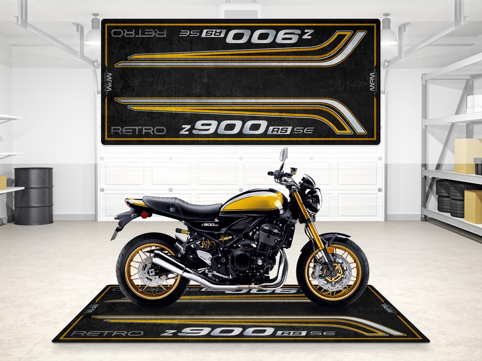 MPM Motorcycle Mat for Kawasaki Z900RS SE - MM7417