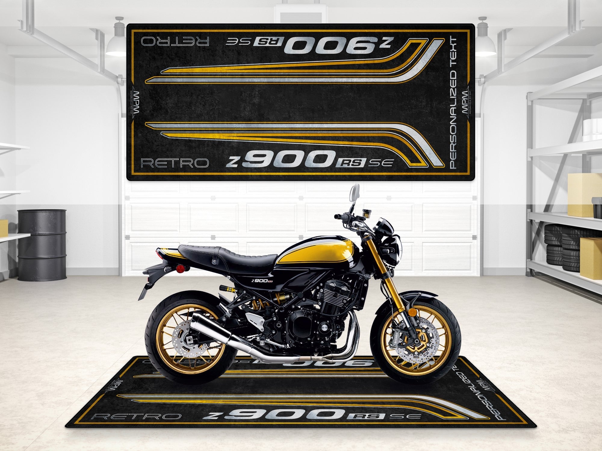 MPM Motorcycle Mat for Kawasaki Z900RS SE - MM7417