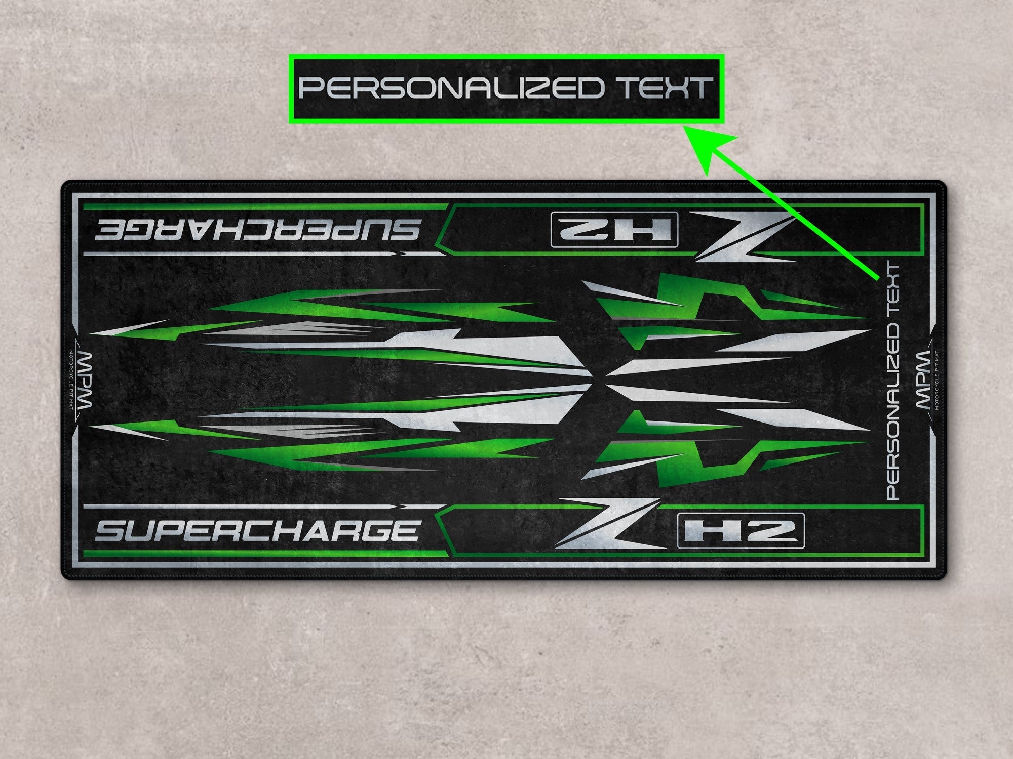 MPM Motorcycle Mat for Kawasaki ZH2 - MM7418