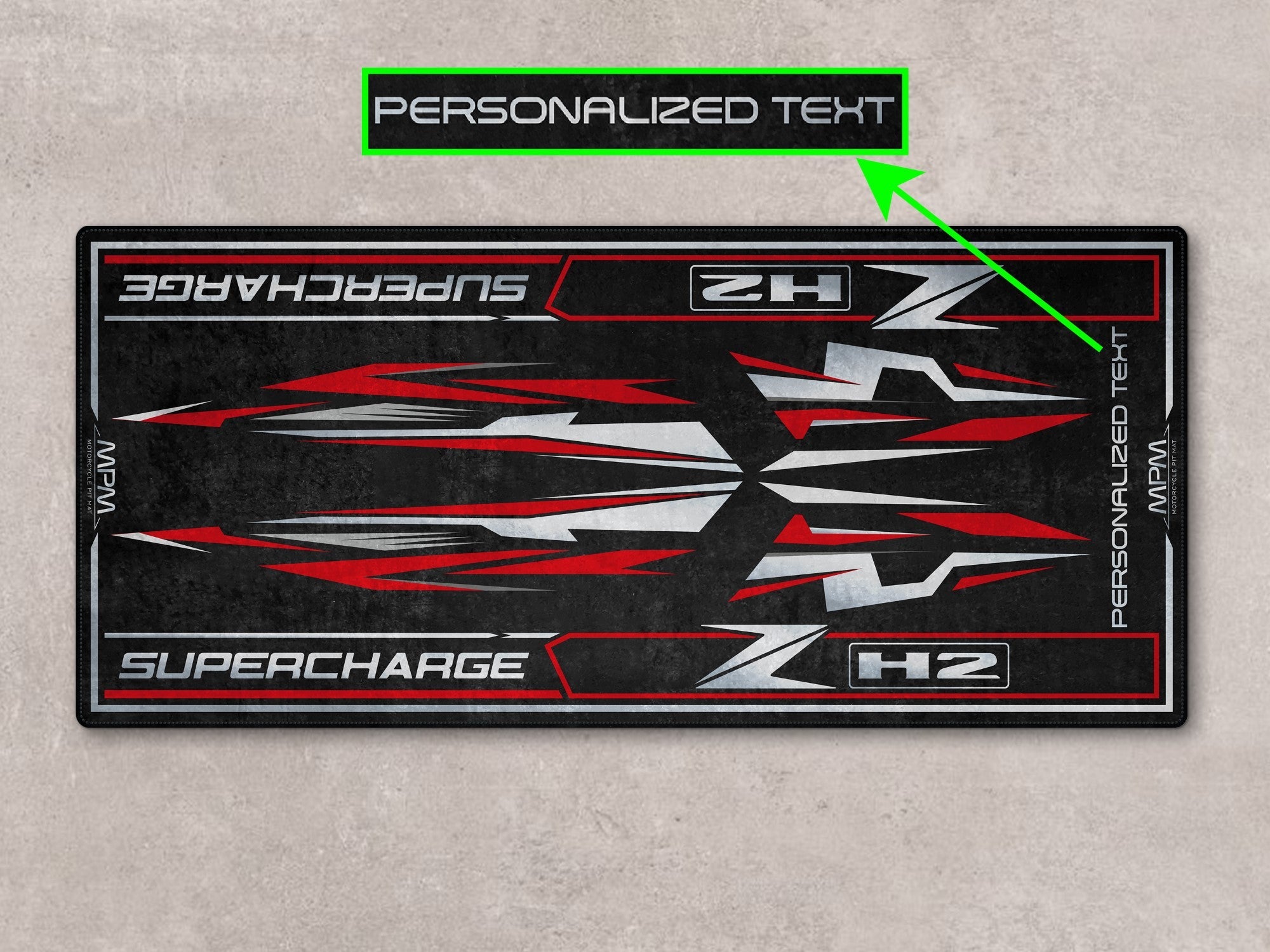 MPM Motorcycle Mat for Kawasaki ZH2 - MM7418