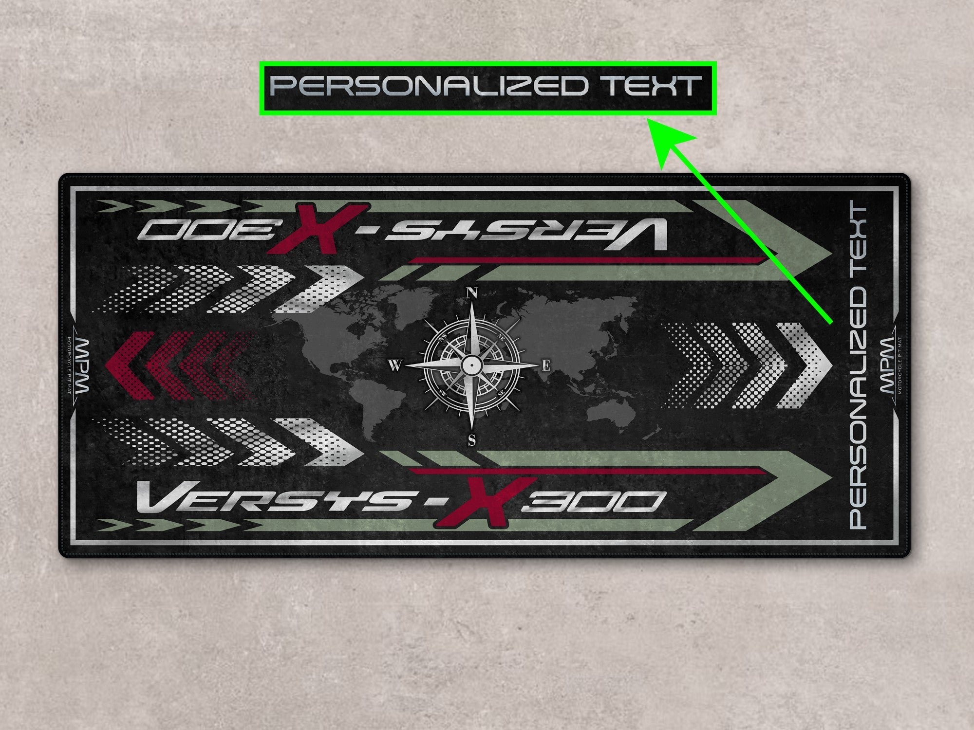 MPM Motorcycle Mat for Kawasaki Versys-X 300 - MM7419