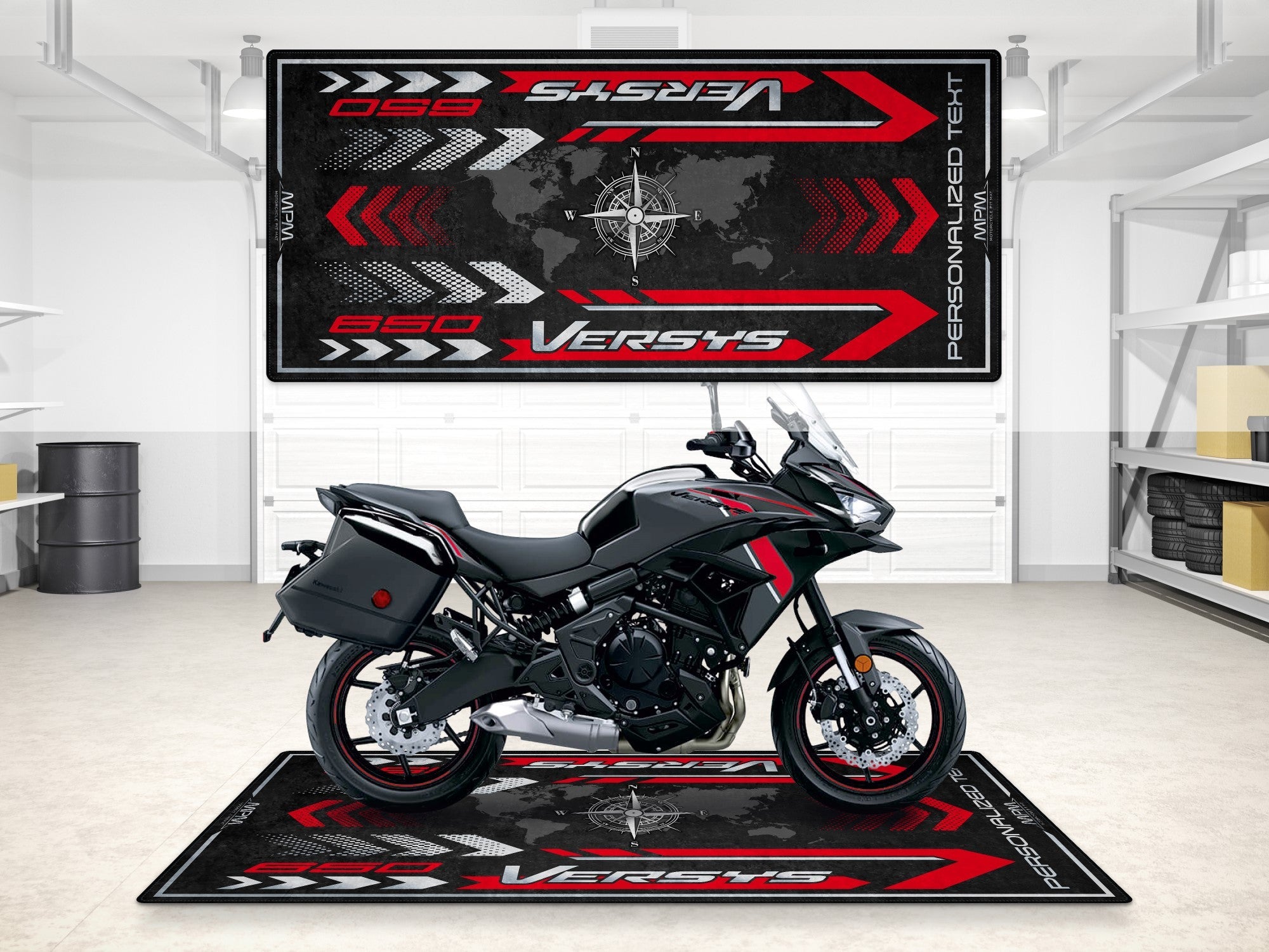 MPM Motorcycle Mat for Kawasaki Versys 650 LT - MM7420