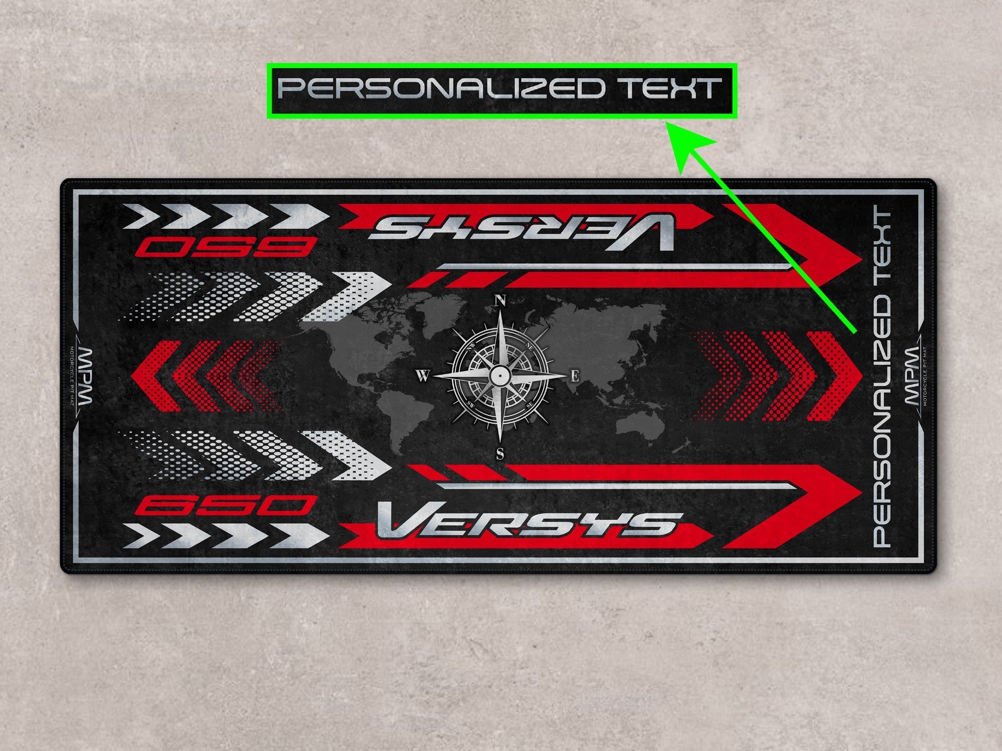 MPM Motorcycle Mat for Kawasaki Versys 650 LT - MM7420