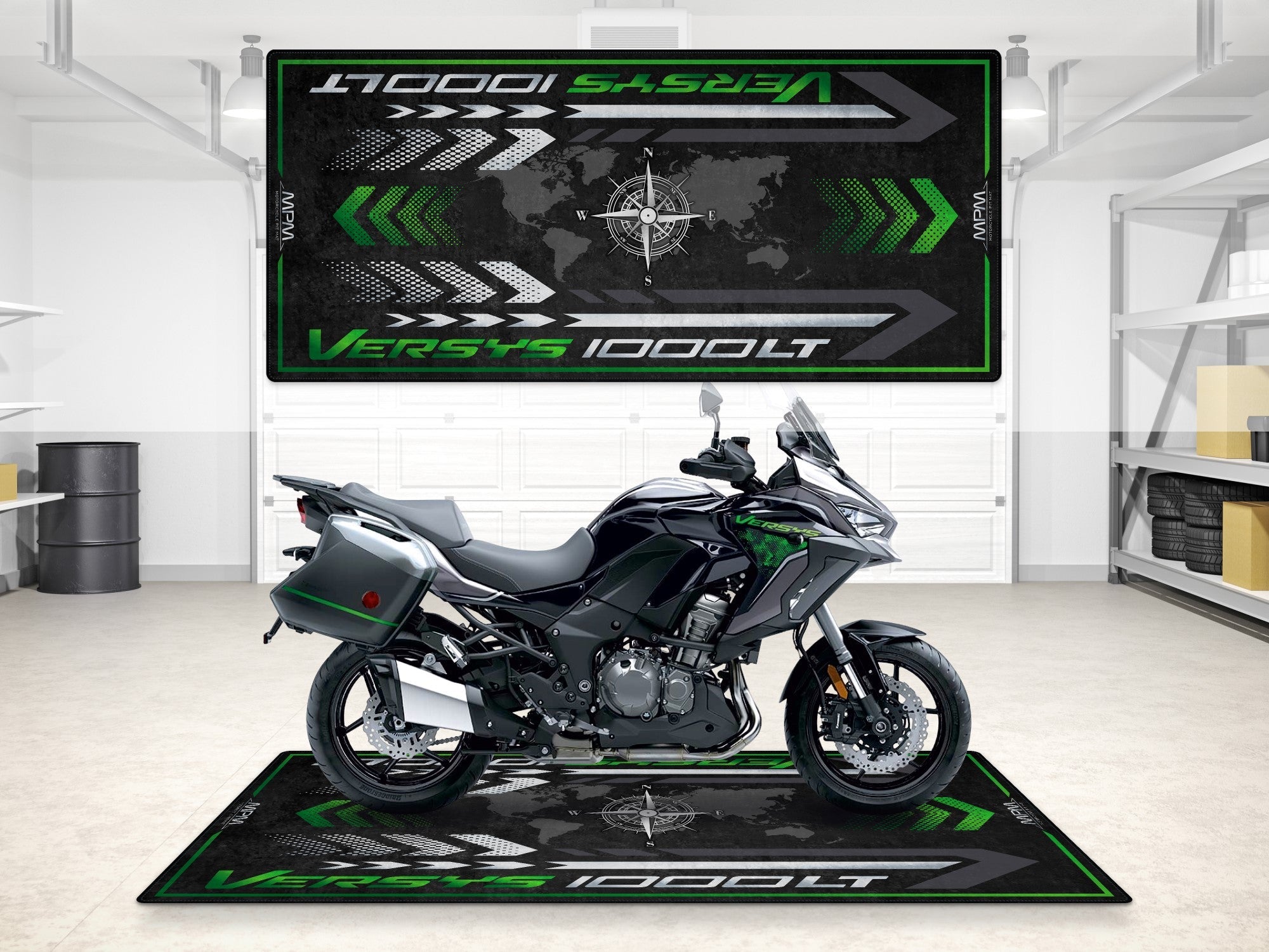MPM Motorcycle Mat for Kawasaki Versys 1000 SE LT+ - MM7421