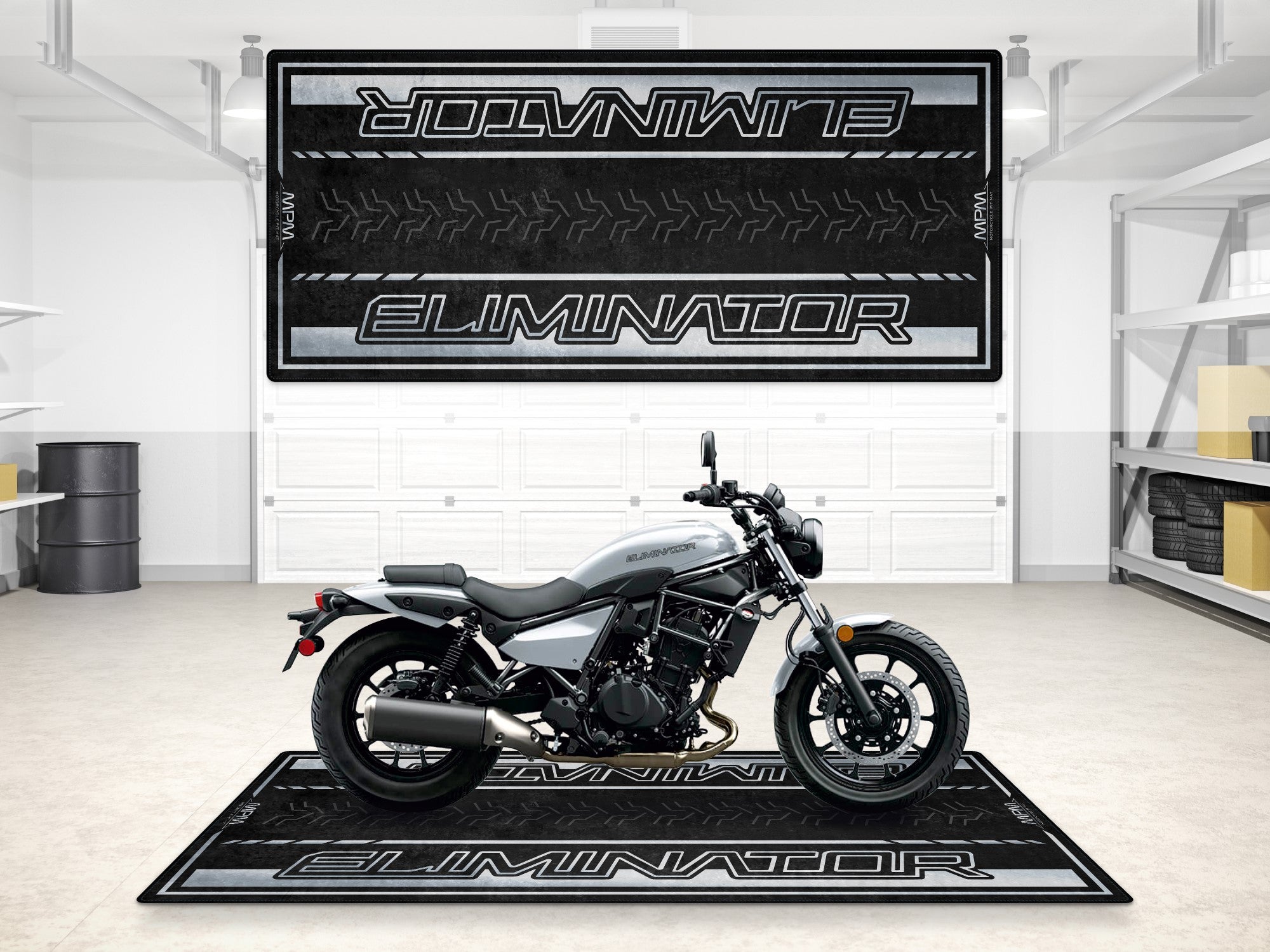 MPM Motorcycle Mat for Kawasaki Eliminator - MM7422