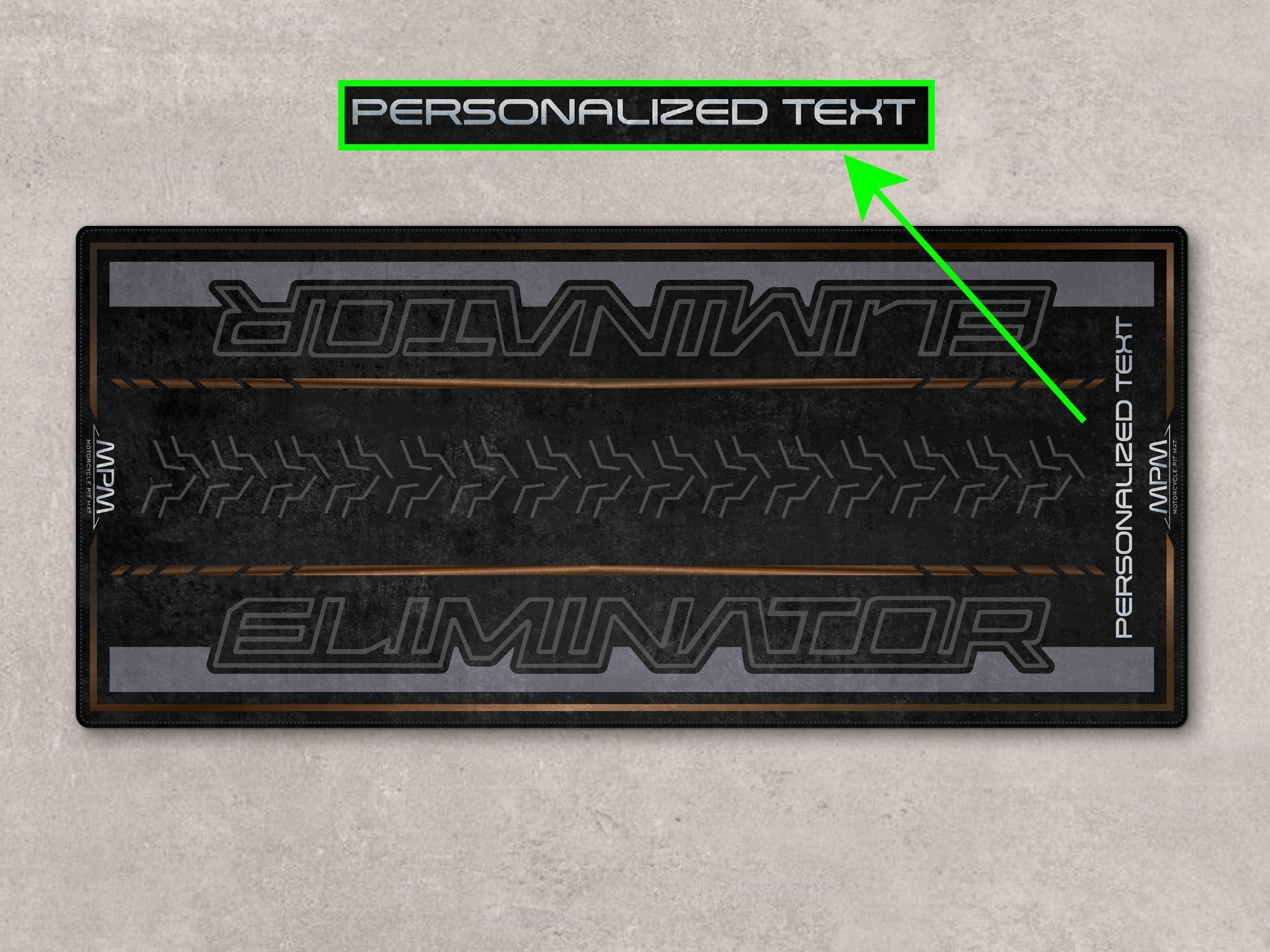 MPM Motorcycle Mat for Kawasaki Eliminator - MM7422