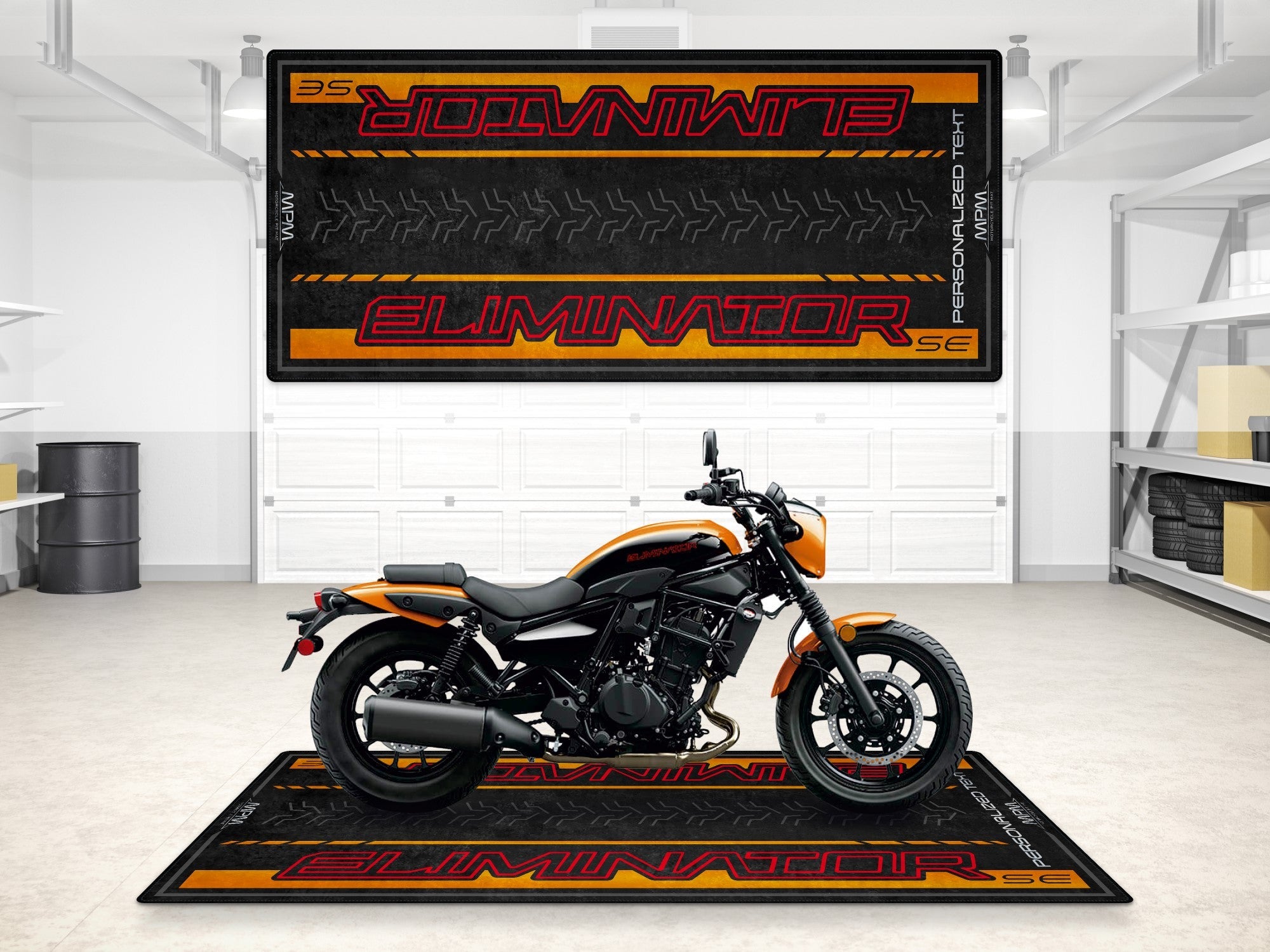 MPM Motorcycle Mat for Kawasaki Eliminator SE - MM7423