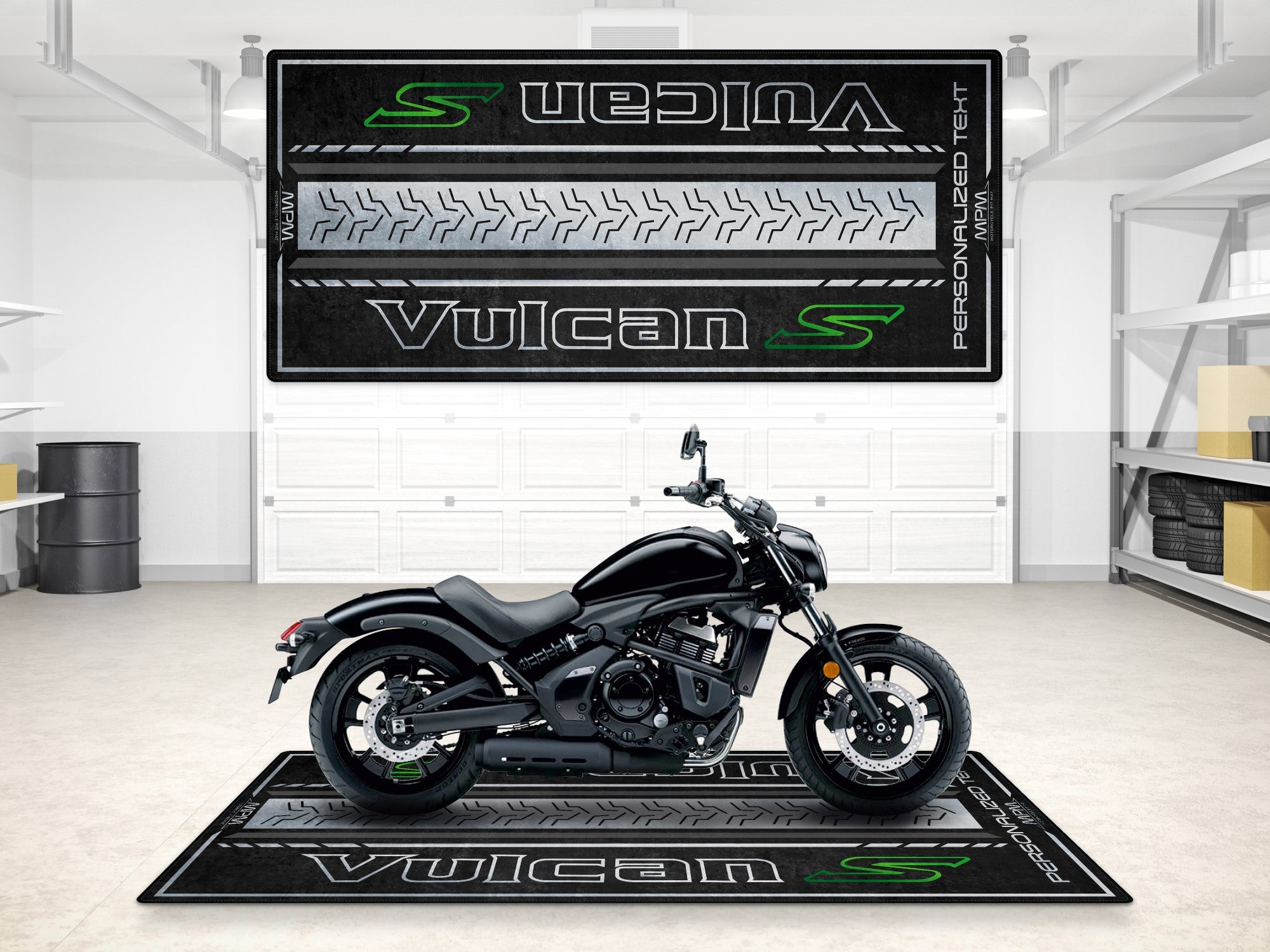 MPM Motorcycle Mat for Kawasaki Vulcan S - MM7424