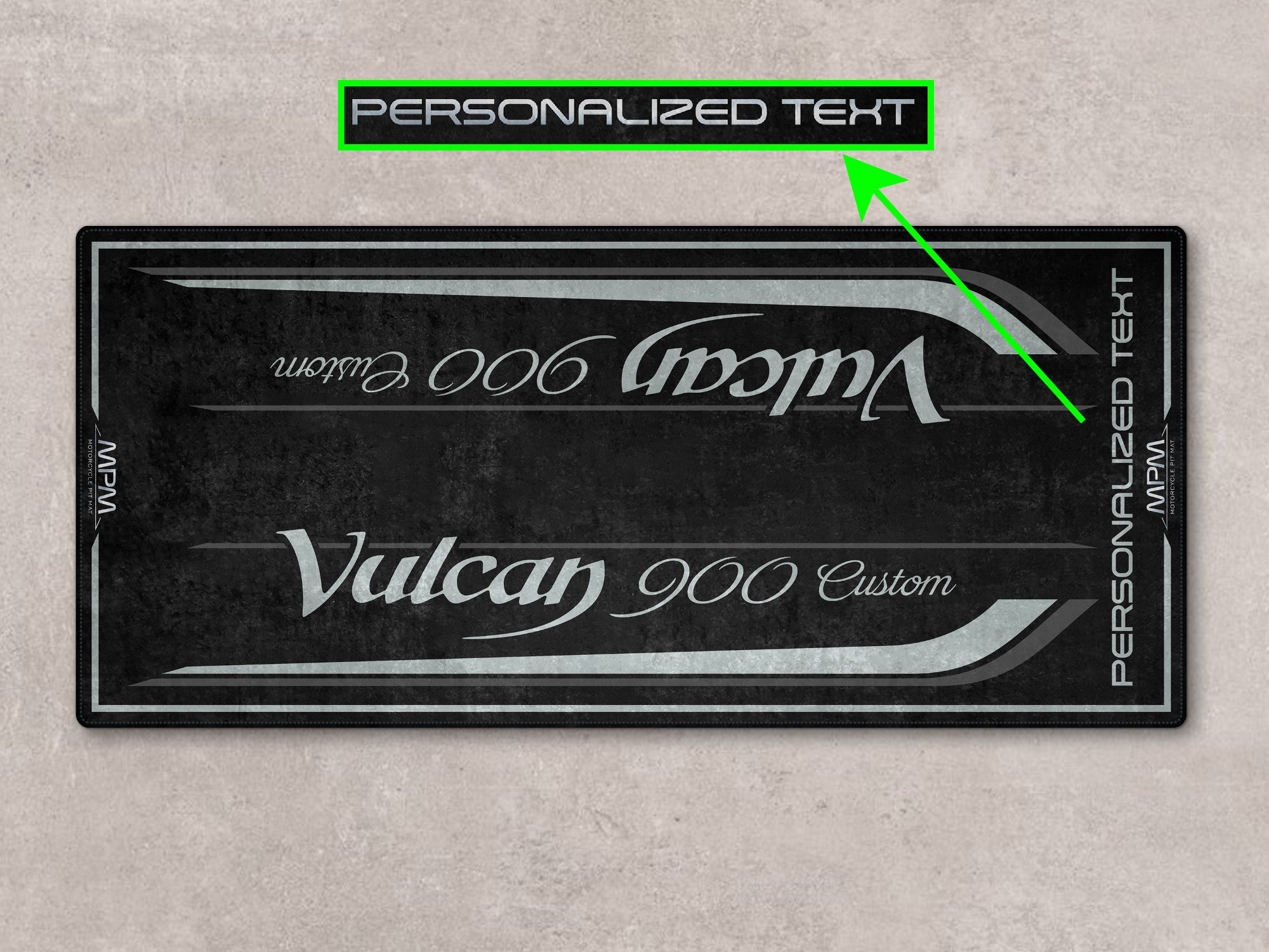 MPM Motorcycle Mat for Kawasaki Vulcan 900 Custom - MM7427