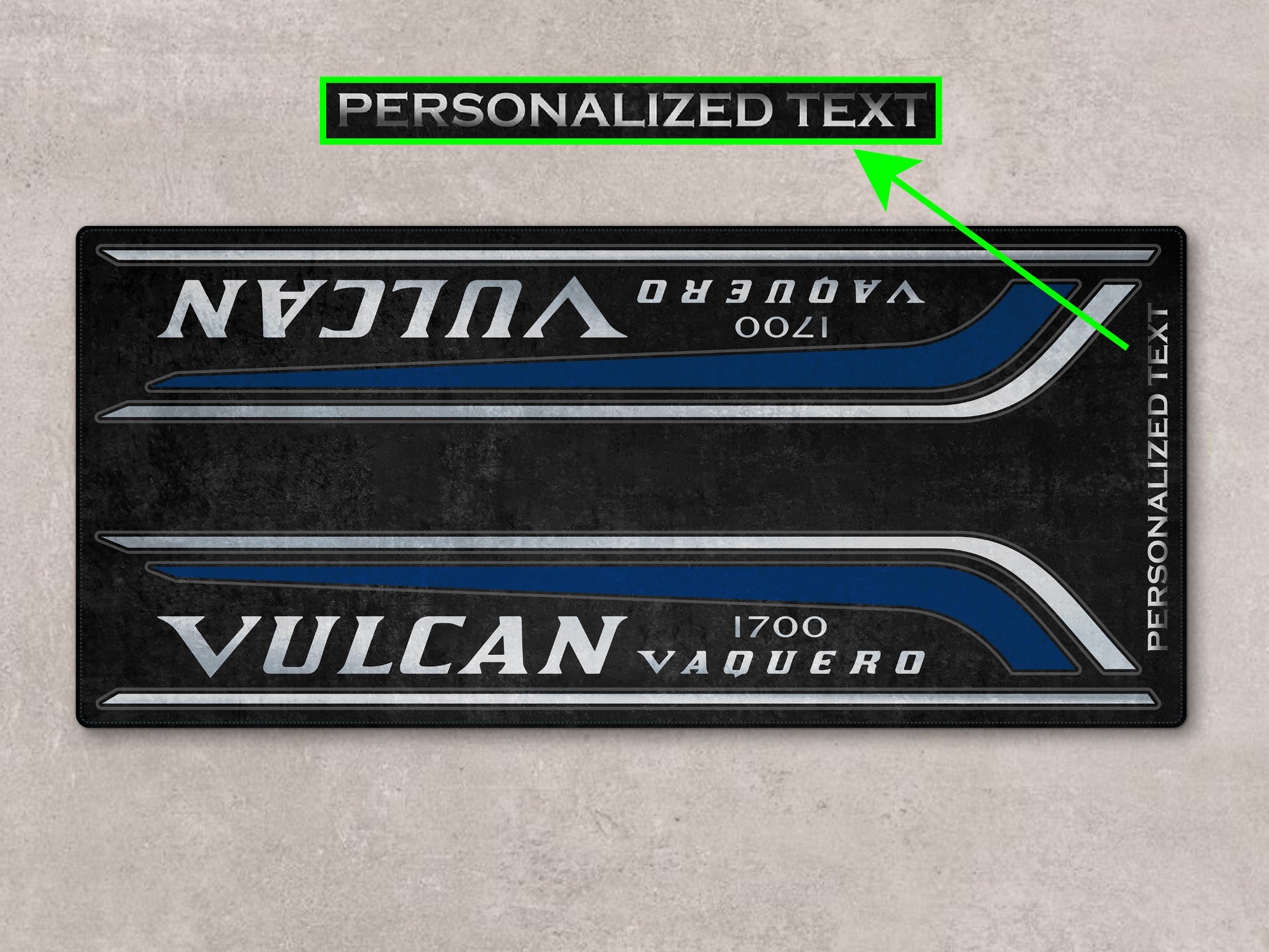 MPM Motorcycle Mat for Kawasaki Vulcan 1700 Vaquero - MM7429