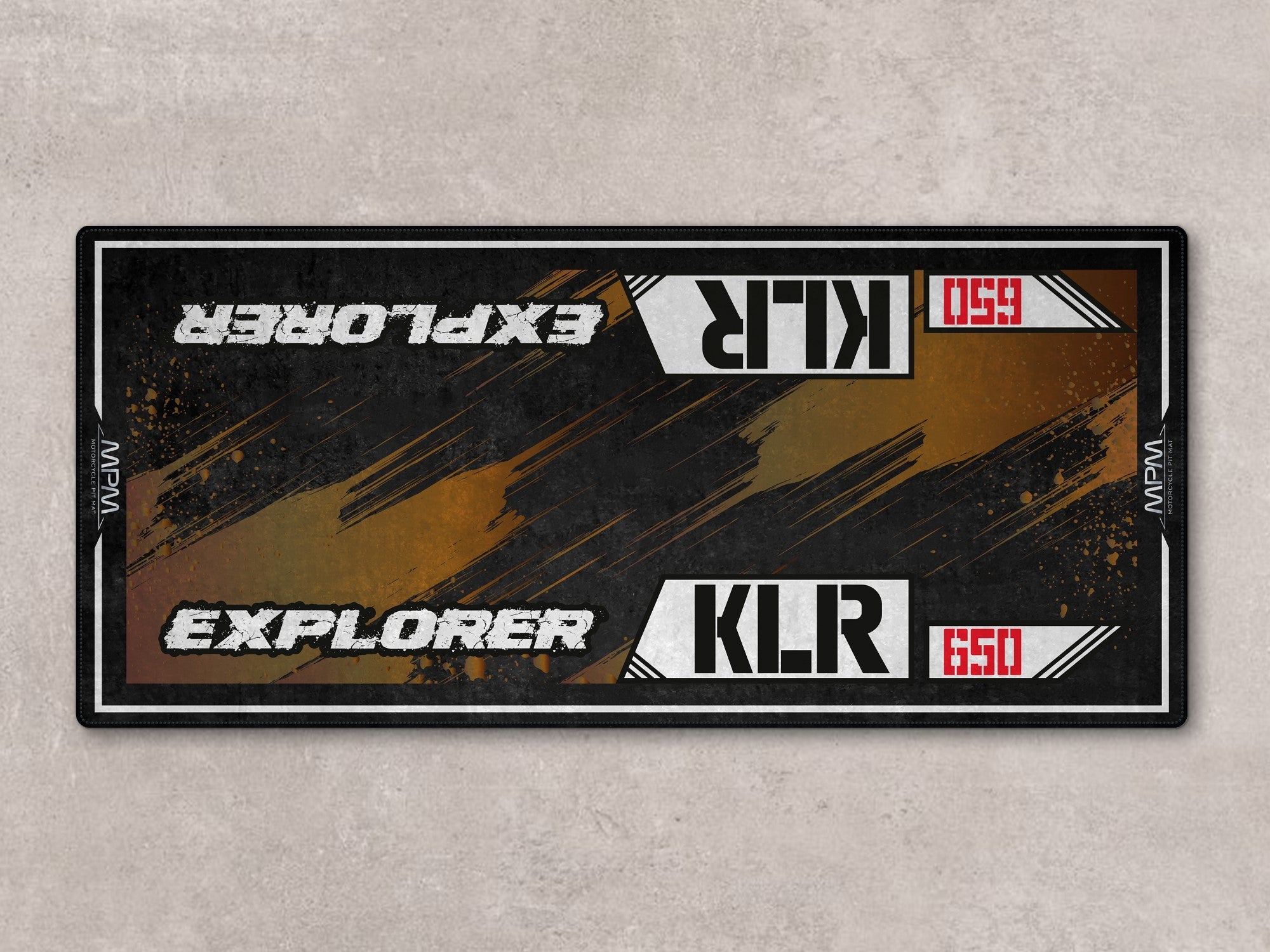 MPM Motorcycle Mat for Kawasaki KLR 650 - MM7431