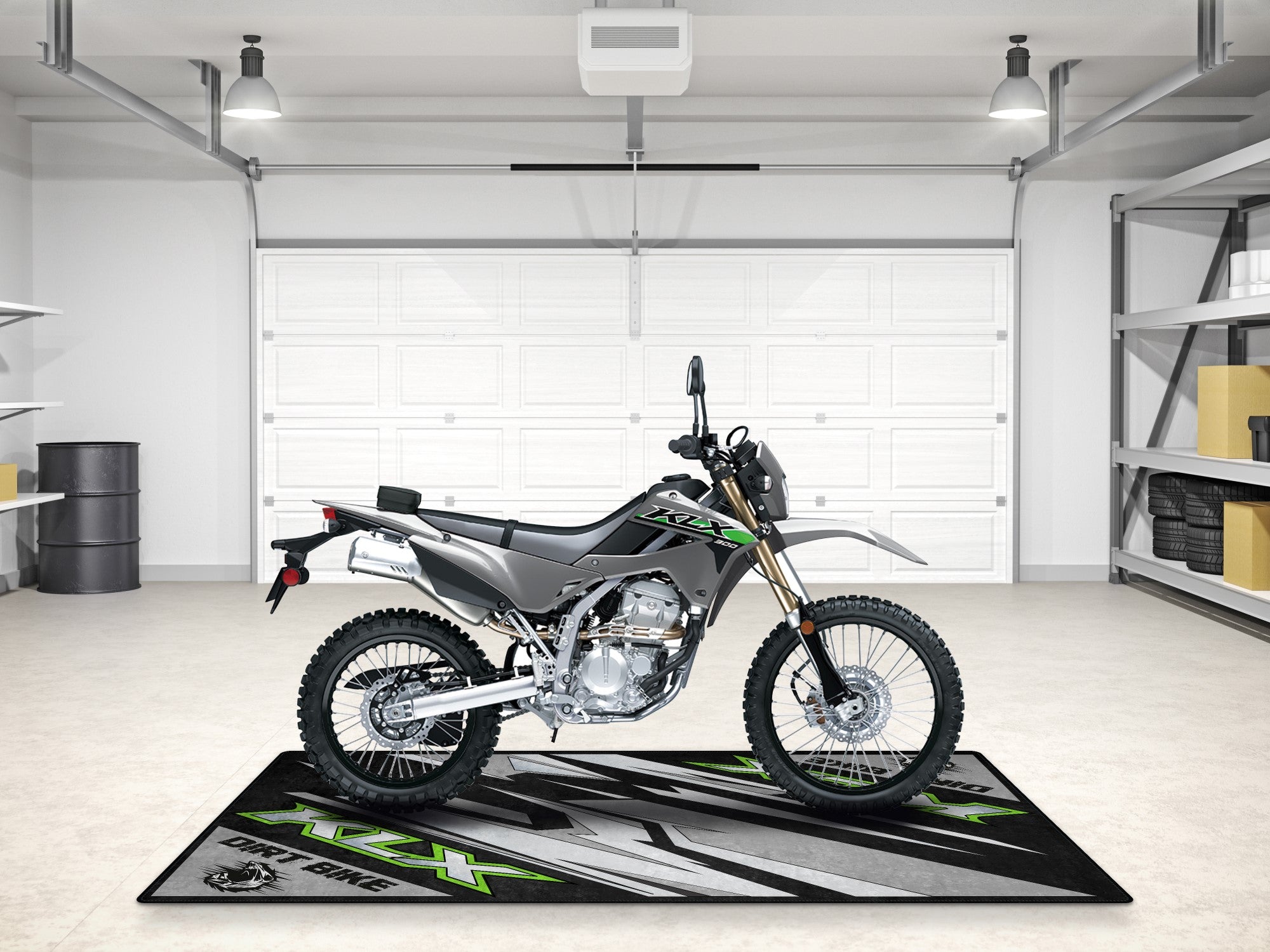 MPM Motorcycle Mat for Kawasaki KLX - MM7432