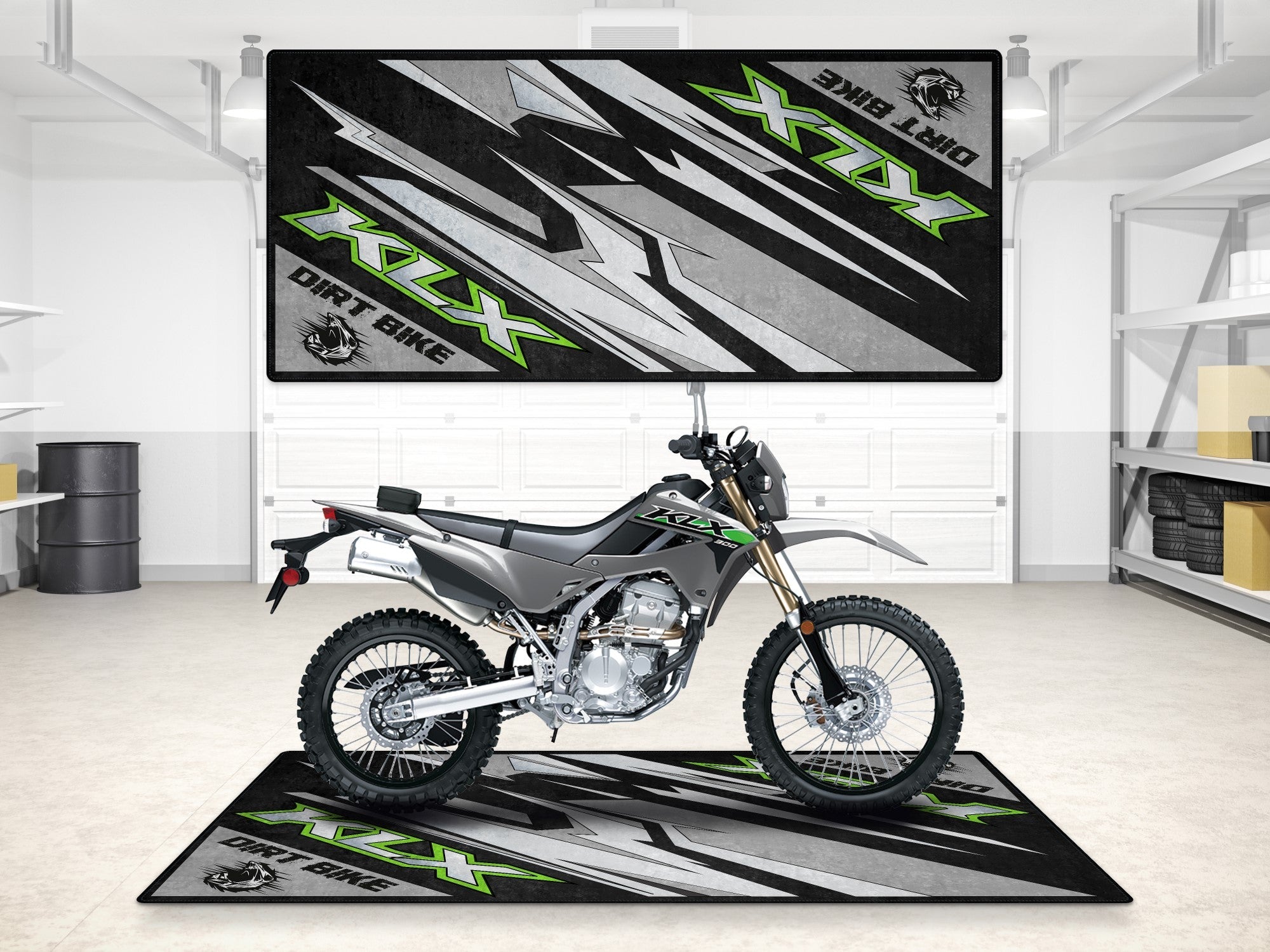 MPM Motorcycle Mat for Kawasaki KLX - MM7432