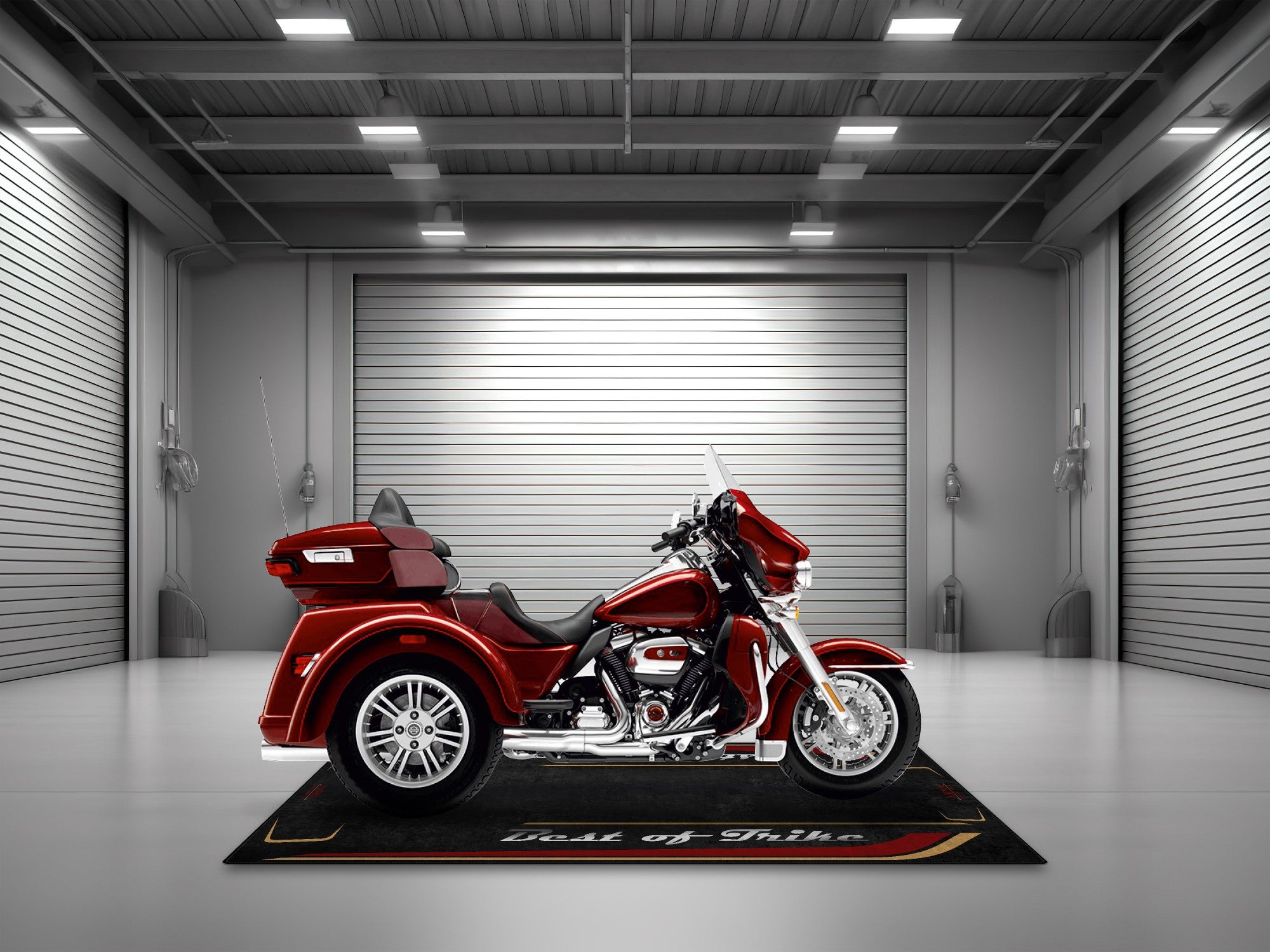 MPM Motorcycle Mat for Trike Motorcycle "Best of Trike" - MM7433