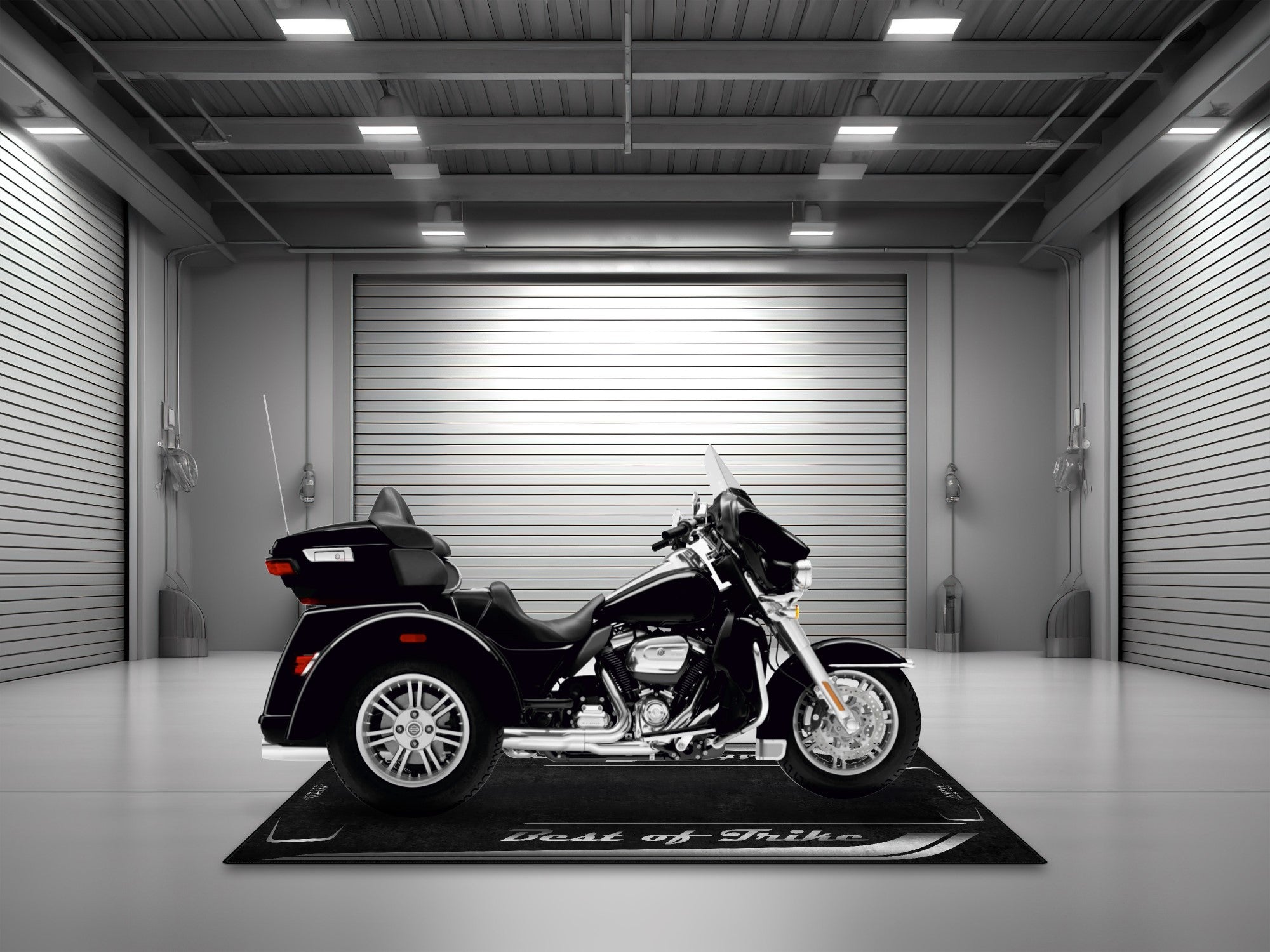 MPM Motorcycle Mat for Trike Motorcycle "Best of Trike" - MM7433