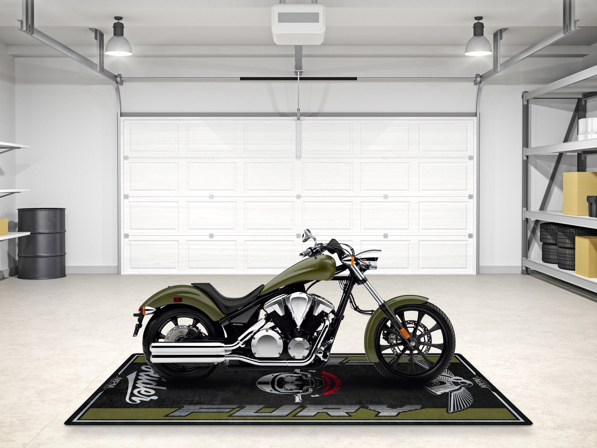 MPM Motorcycle Mat for Honda Fury - MM7435