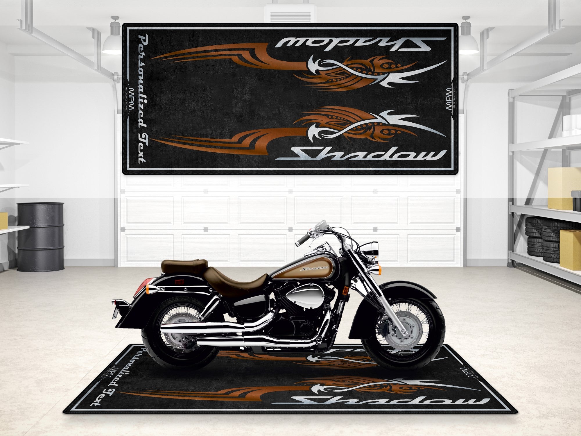 MPM Motorcycle Mat for Honda Shadow Aero - MM7437
