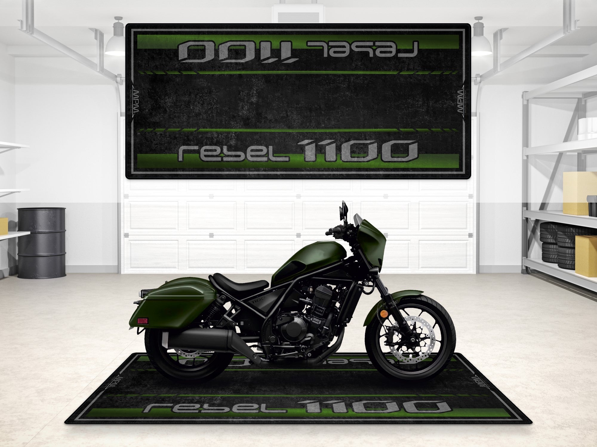 MPM Motorcycle Mat for Honda Rebel 1100 - MM7438