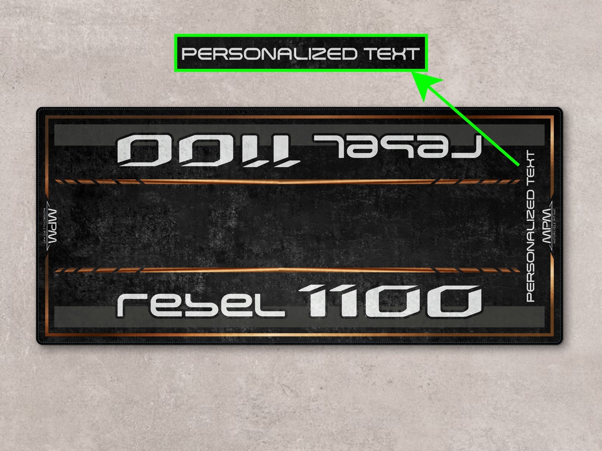 MPM Motorcycle Mat for Honda Rebel 1100 - MM7438