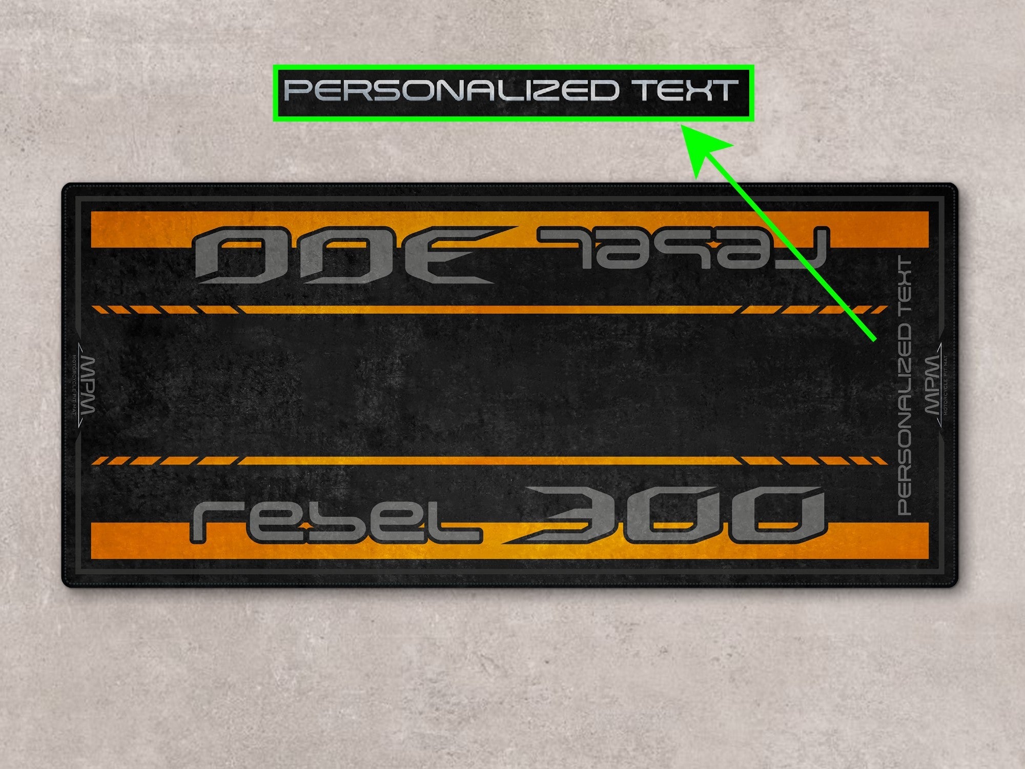 MPM Motorcycle Mat for Honda Rebel 300 - MM7440