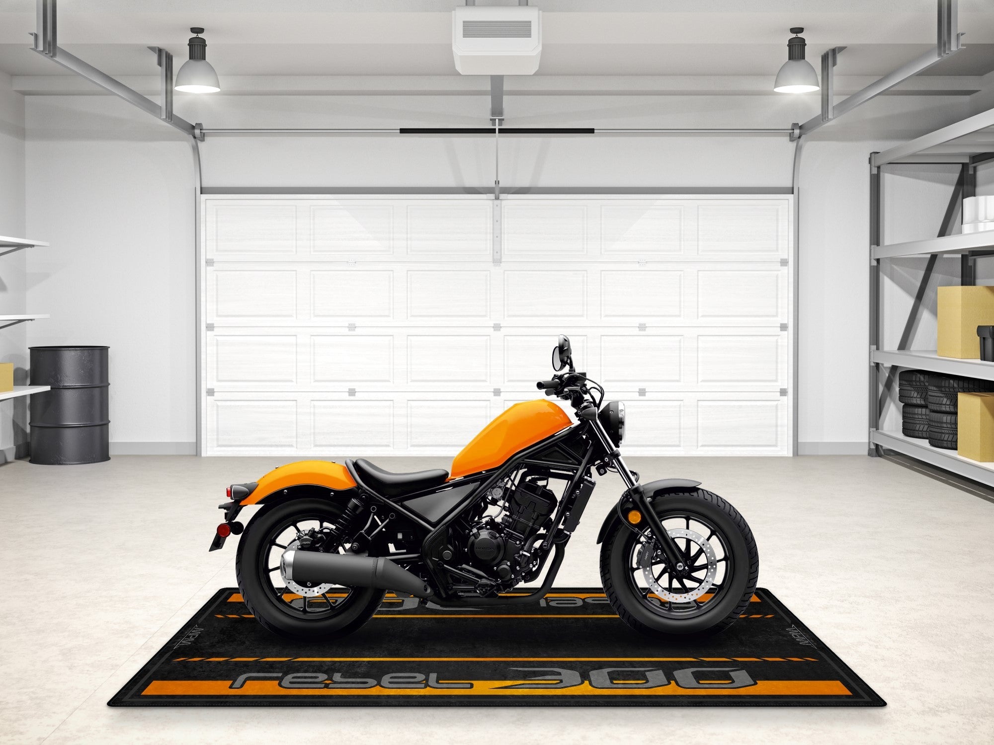 MPM Motorcycle Mat for Honda Rebel 300 - MM7440