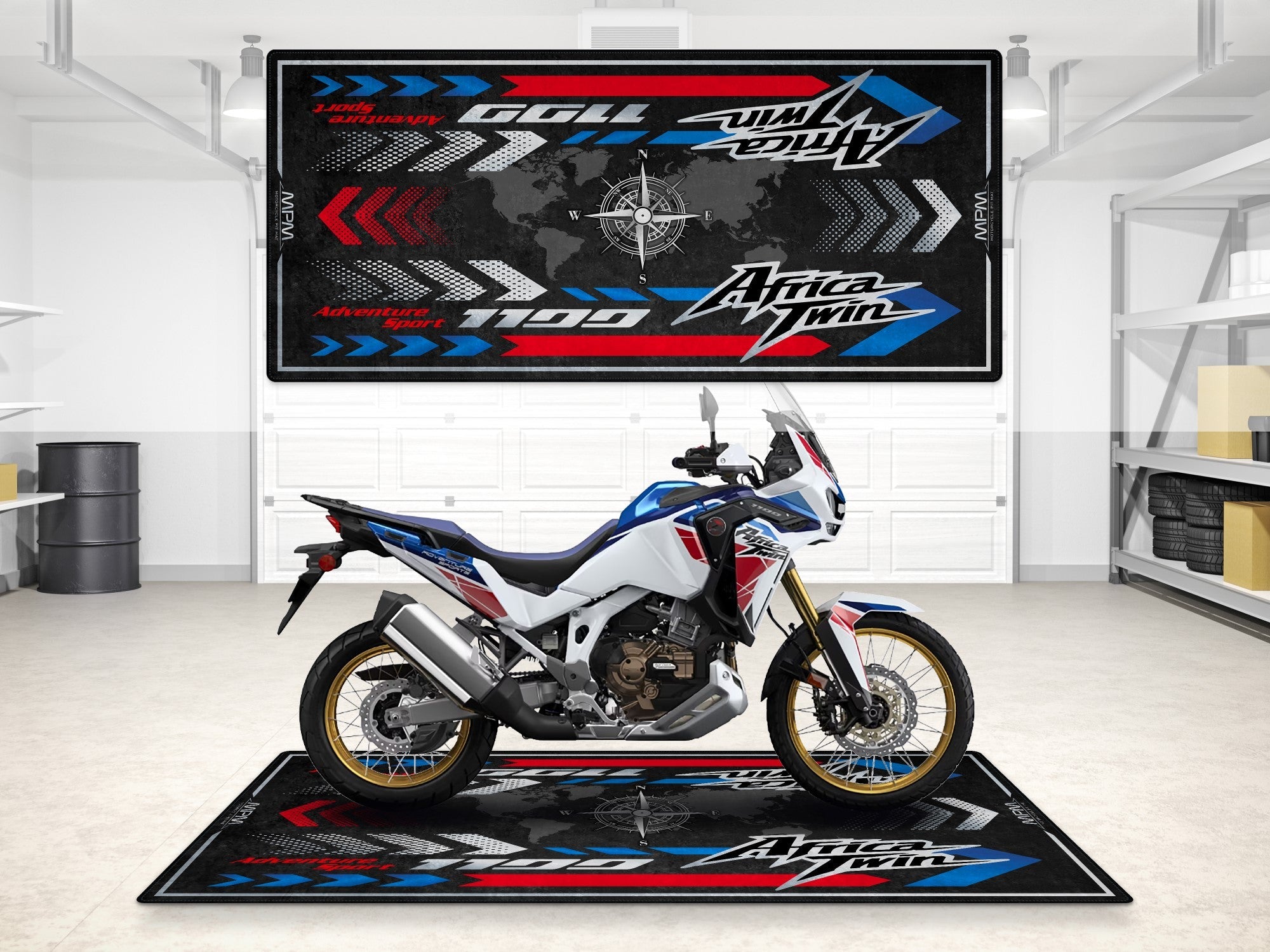 MPM Motorcycle Mat for Honda Africa Twin - MM7452