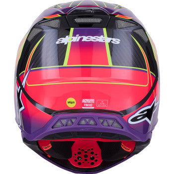 ALPINESTARS Supertech M10 Helmet - MIPS® - Era - Gloss Pink/Violet/Yellow Fluo - Medium 8301223-3145-M