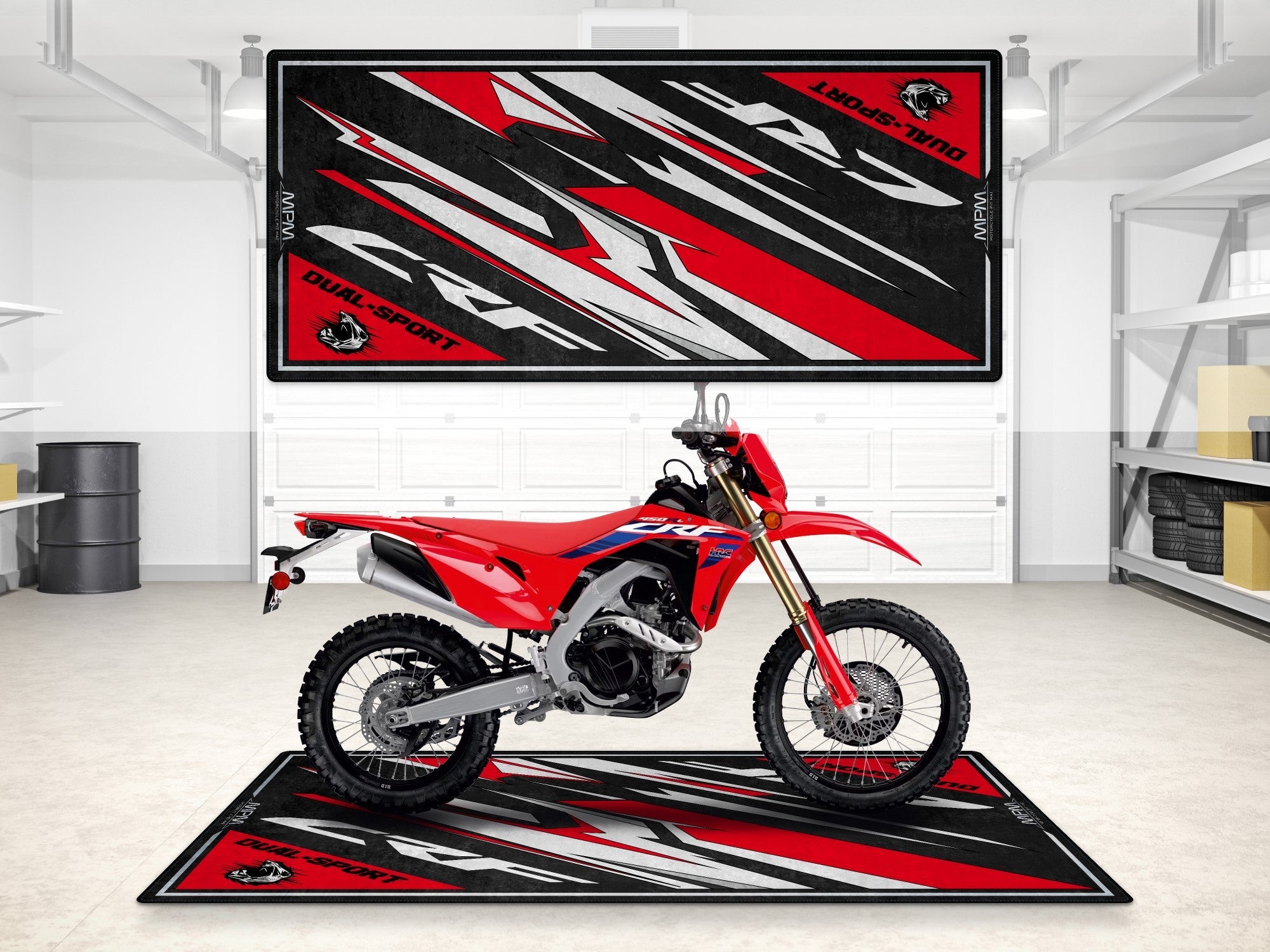 MPM Motorcycle Mat for Honda CRF - MM7457