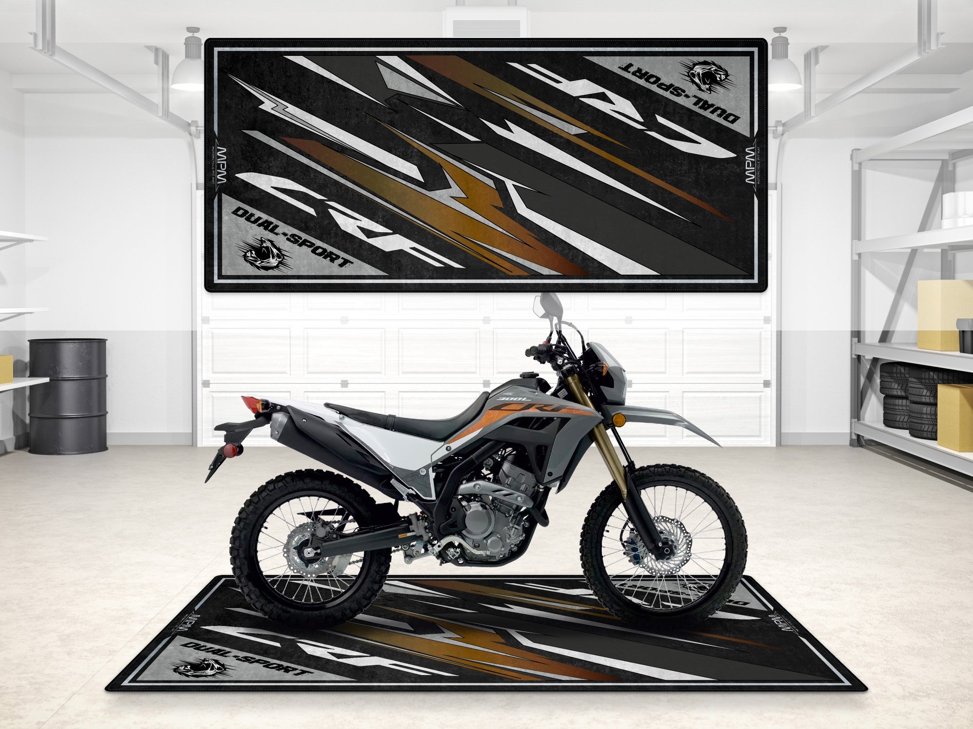 MPM Motorcycle Mat for Honda CRF - MM7457