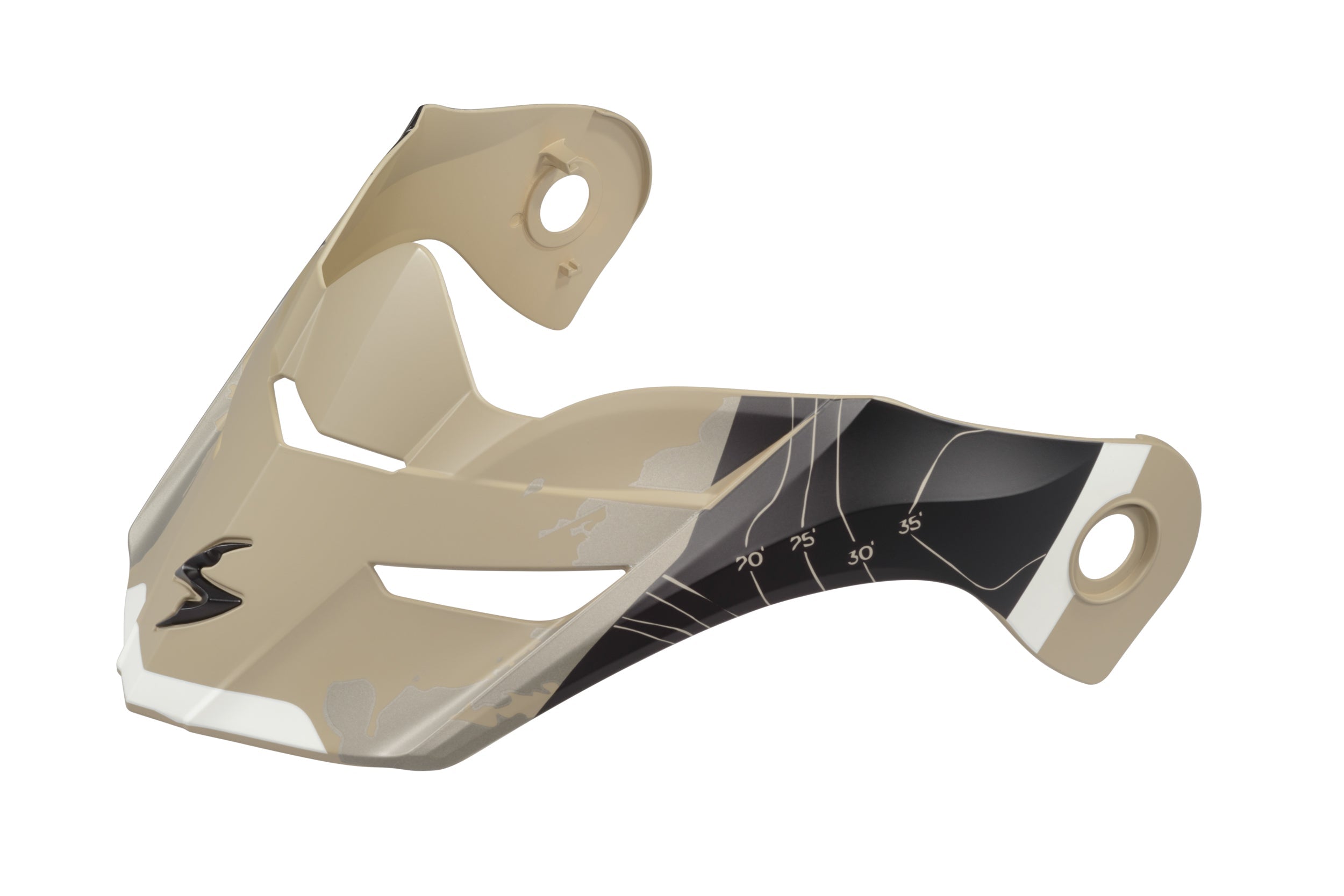 Exo-At960 Peak Visor Topographic Sand/Black