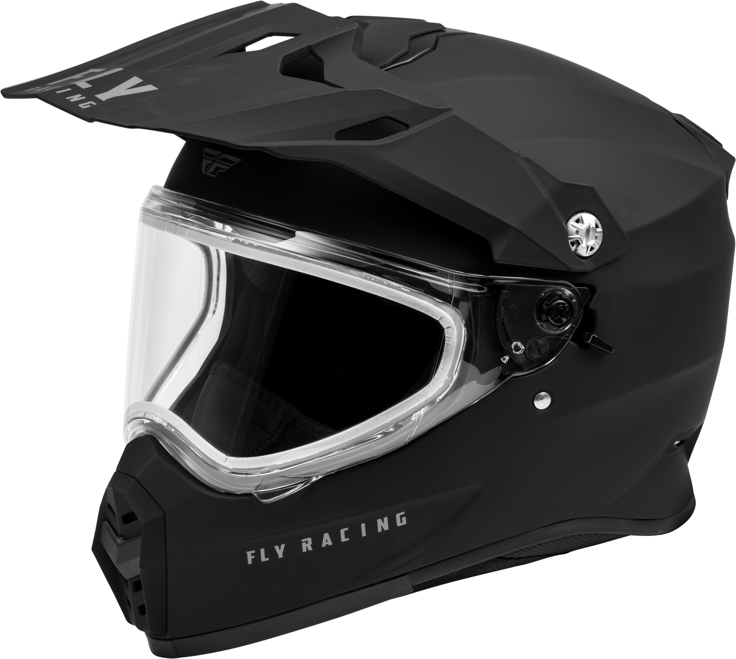 Fly Racing Trekker Cw Solid Helmet Dual Shld Matte Black Sm 73-31364S
