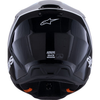 ALPINESTARS SM3 Helmet - Radium - Gloss Black/White/Gray - 2XL 8300826-1546-XXL