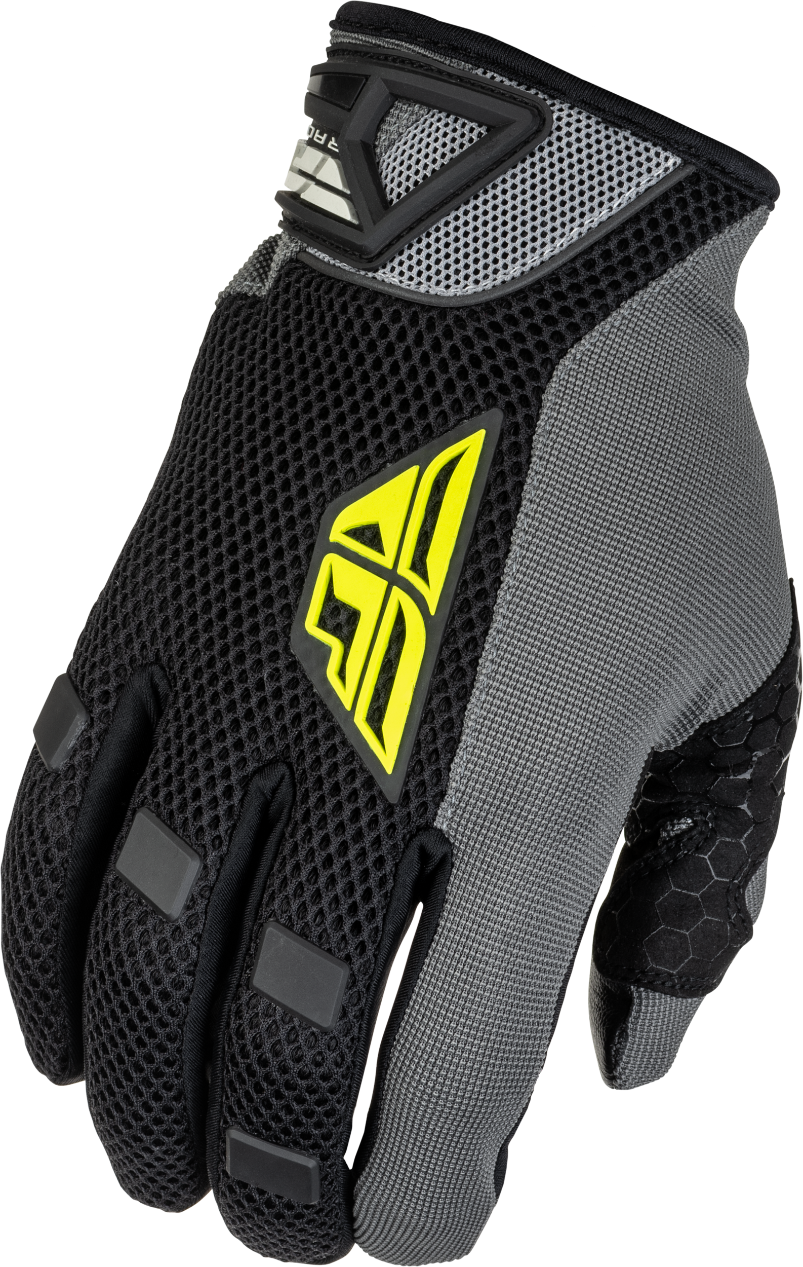 Fly Racing Coolpro Gloves Black/Hi-Vis 2x 476-40272X
