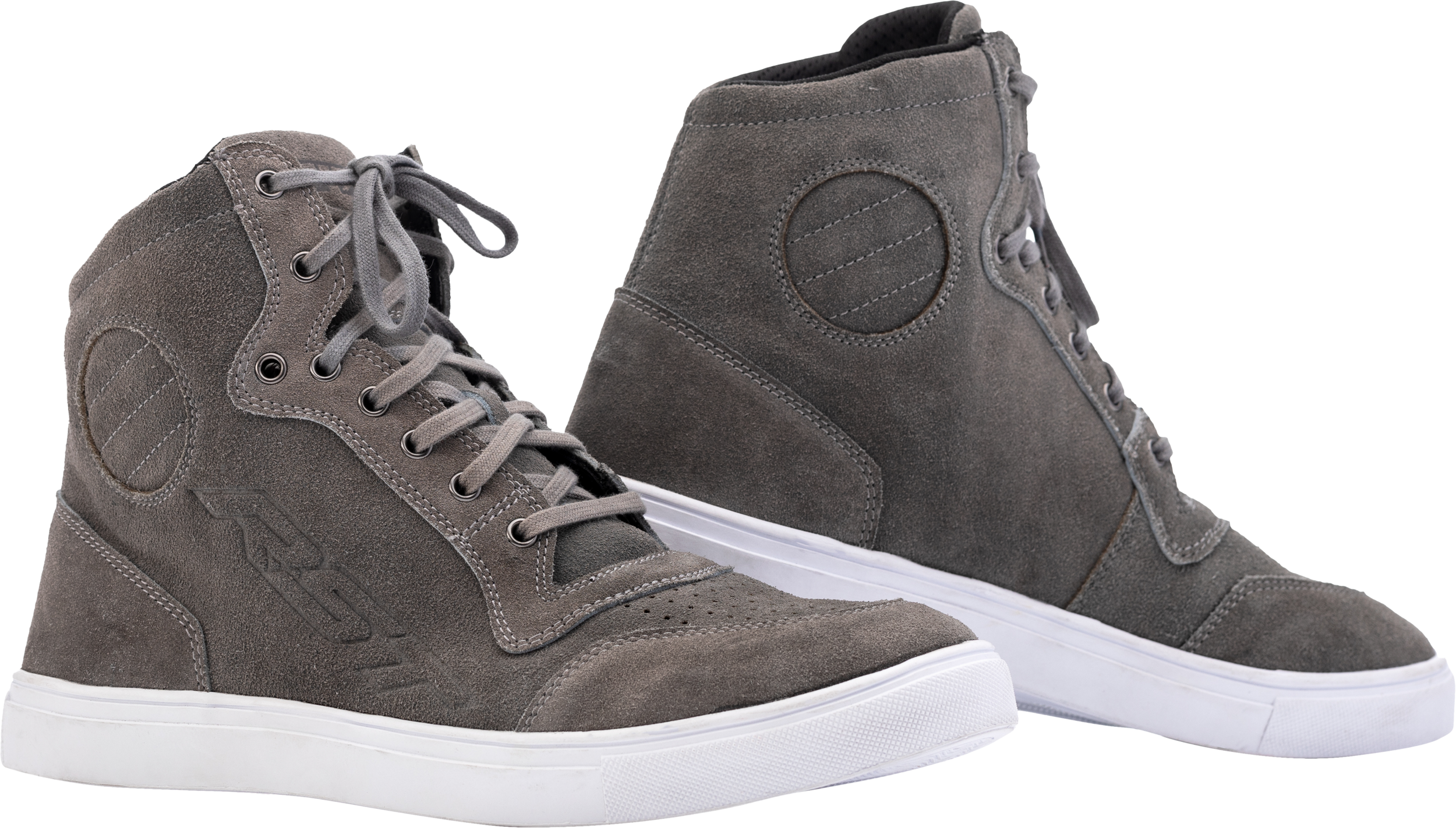 RST Hitop Moto Sneaker Ce Boot Grey Suede  Sz 11.5 556-3052145