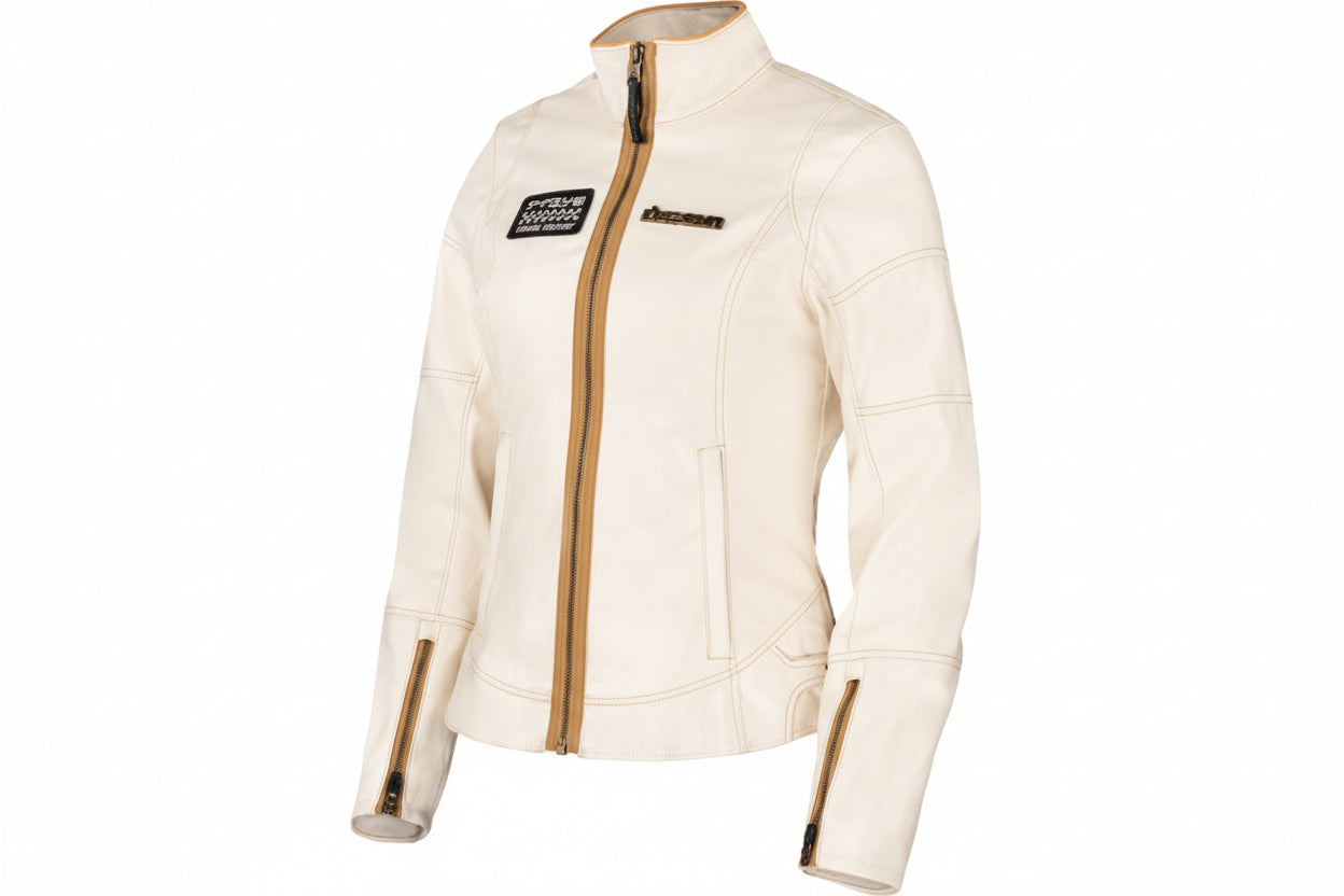 ICON Women's Tuscadero3™ Jacket - White - Small 2822-1776