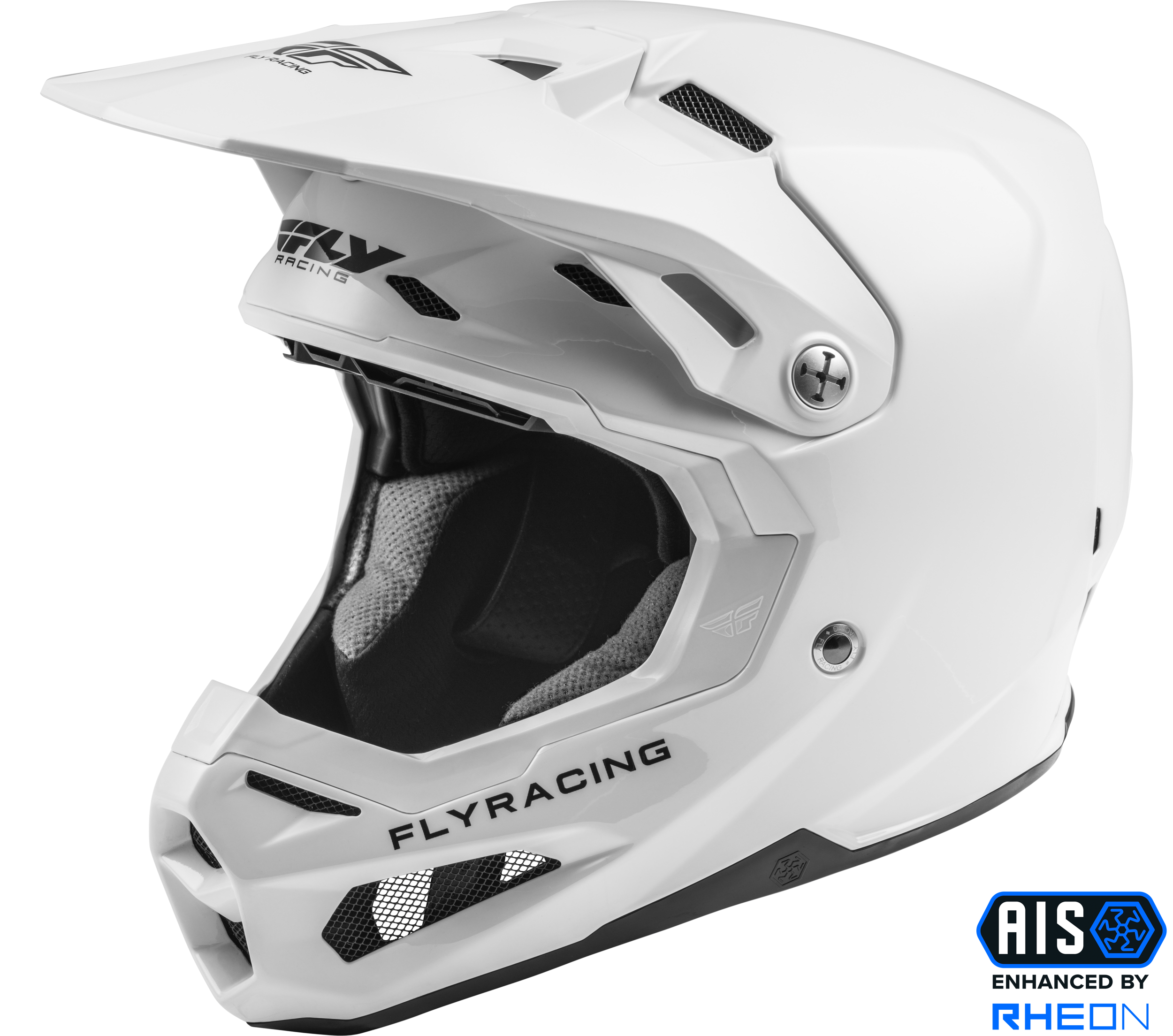 Fly Racing Formula Carbon Solid Helmet White 2x 73-44012X
