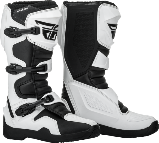 Fly Racing Maverik Boots White/Black Sz 13 364-67513