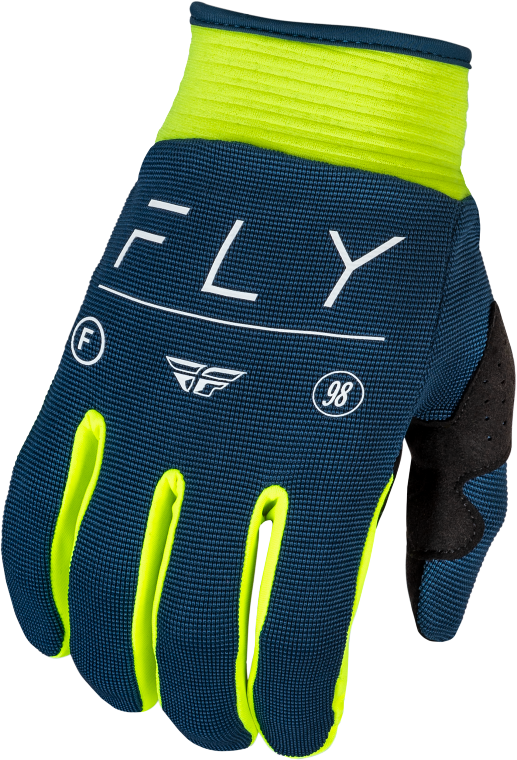 Fly Racing Youth F-16 Gloves Navy/Hi-Vis/White Y3xs 377-912Y3XS
