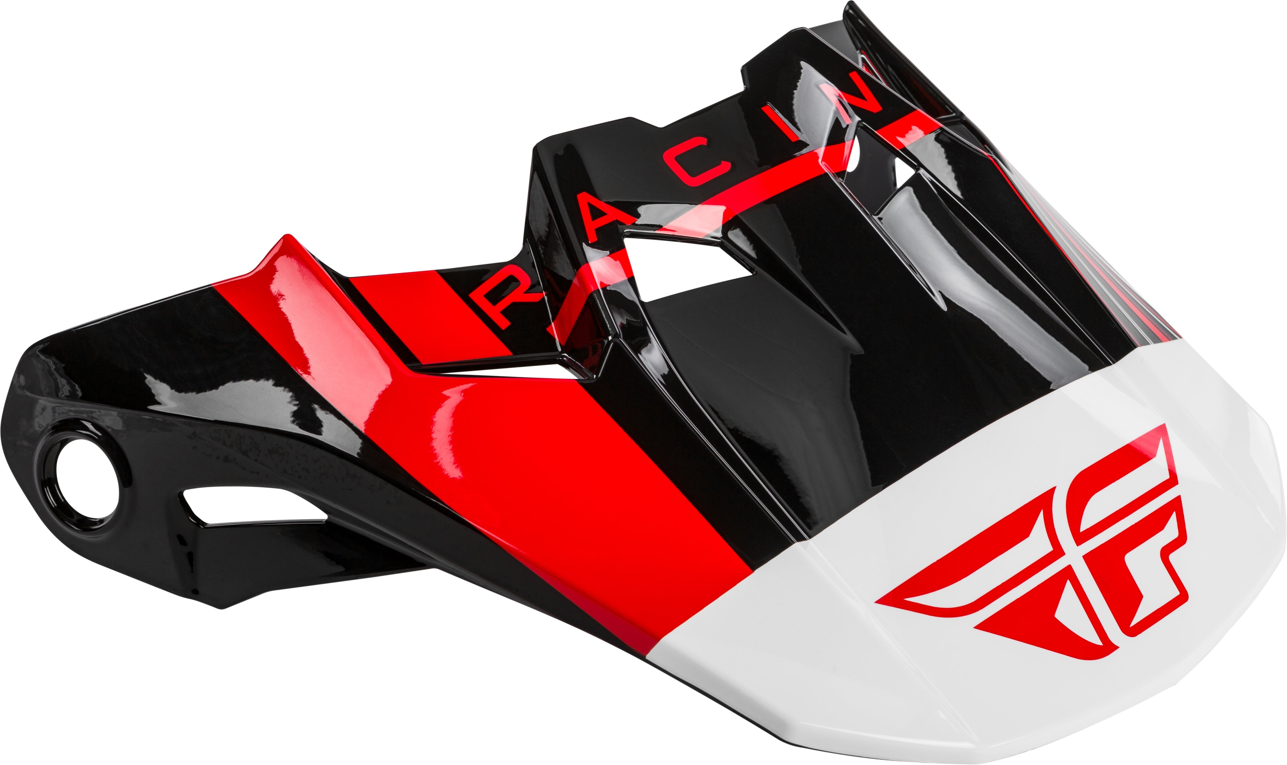 Fly Racing Formula Vector Helmet Visor Red/White/Black Xl-2x 73-47233X
