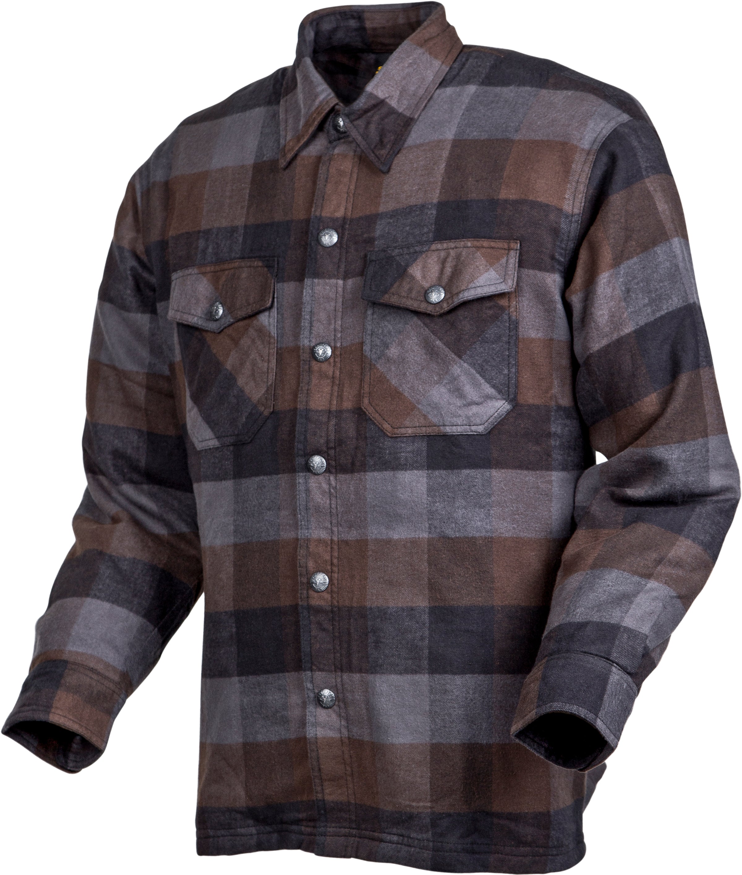 Covert Moto Flannel Black/Brown/Grey Sm