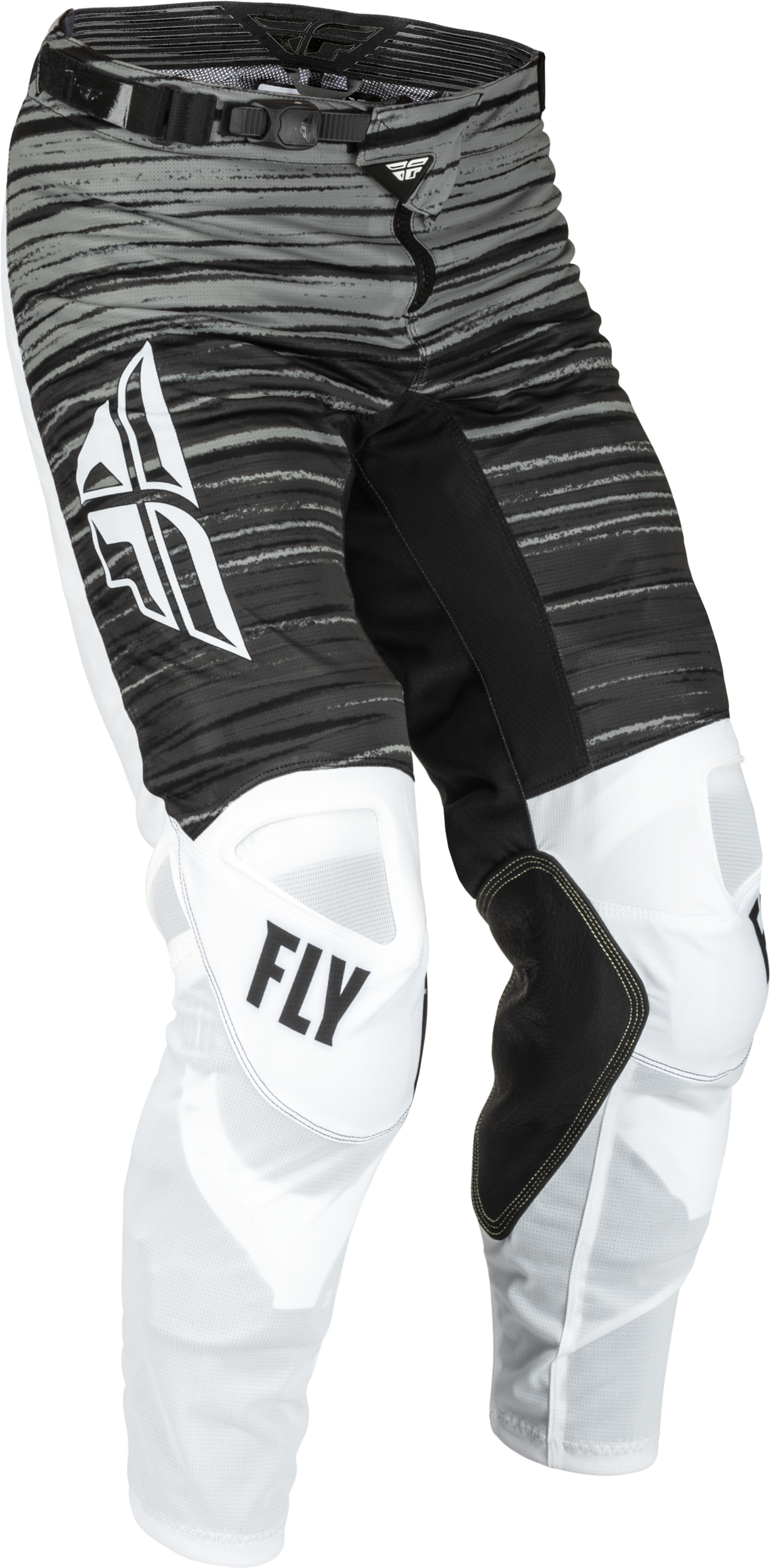 Fly Racing Kinetic Mesh Pants White/Black/Grey Sz 34 376-32634