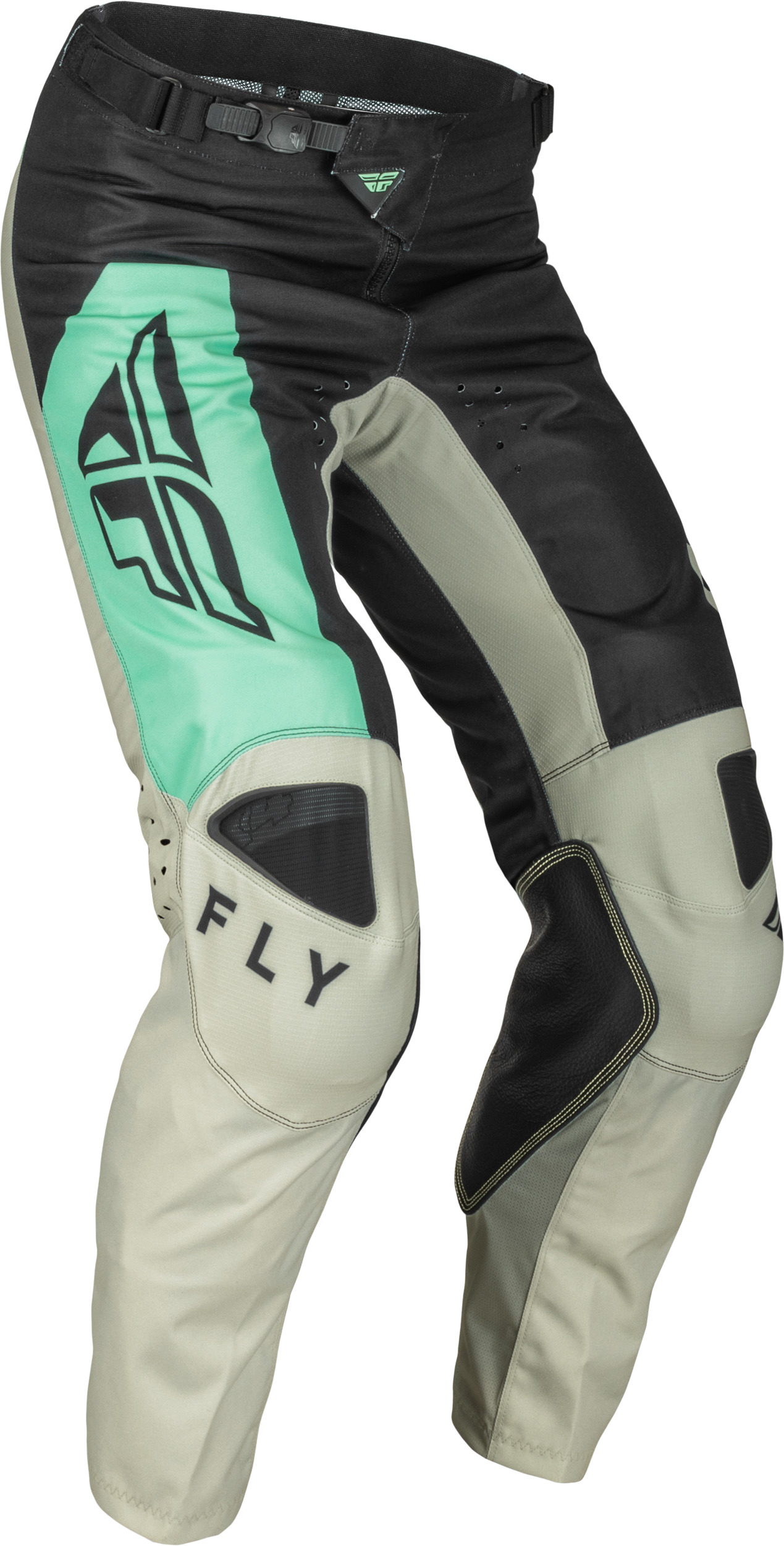 Fly Racing Kinetic Jet Pants Black/Mint/Grey Sz 32 376-53032