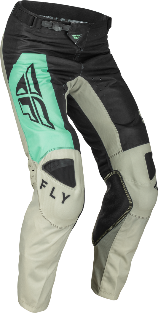 Fly Racing Kinetic Jet Pants Black/Mint/Grey Sz 32 376-53032