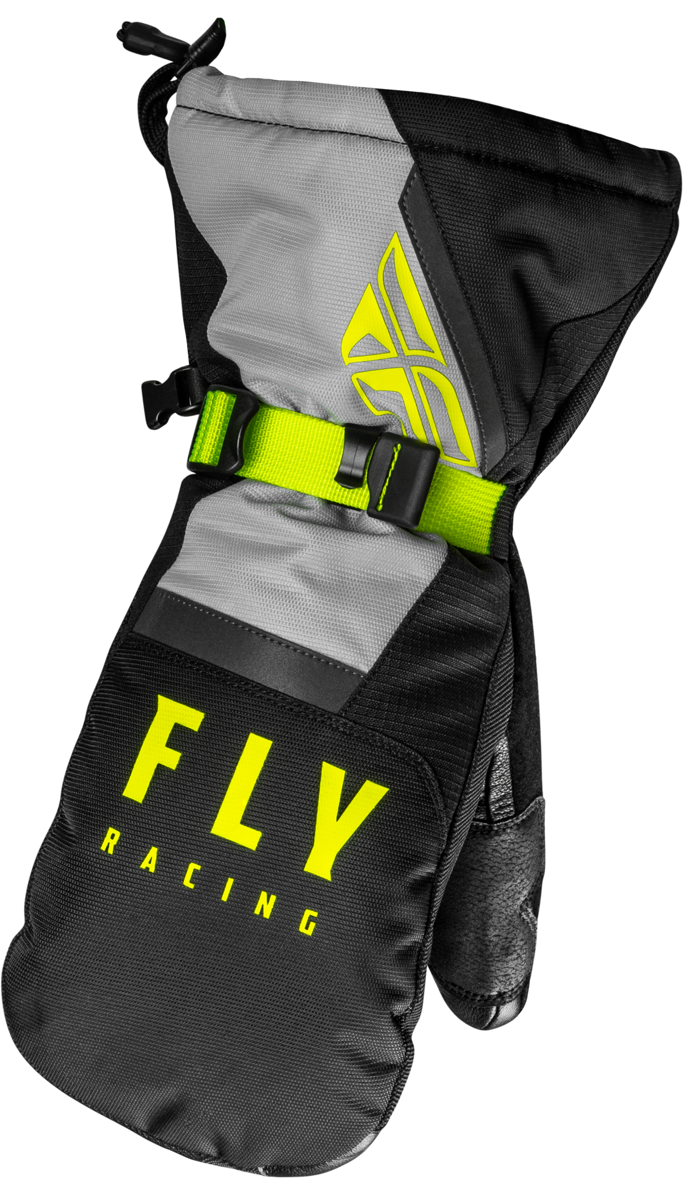 Fly Racing Cascade Mittens Black/Grey/Hi-Vis 2x 363-39312X