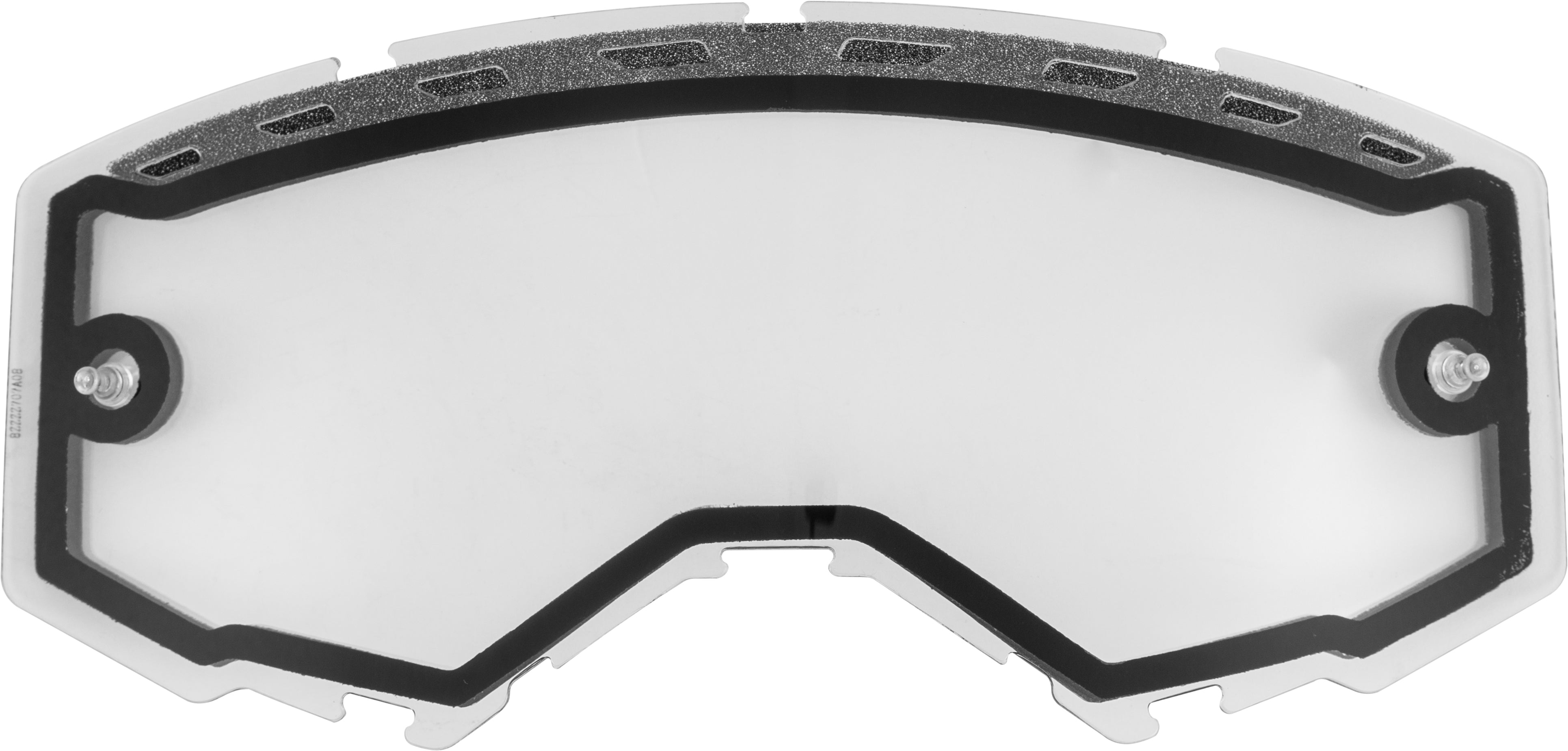 Fly Racing Dual Lens W/Vents And Post Clear 37-5471