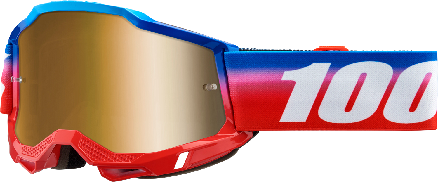 100% Accuri 2 Goggles - Unity - True Gold Mirror 50014-00025