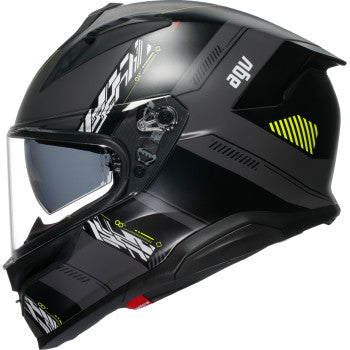 AGV K7 Helmet - Kyber - Matte Gray/Yellow Fluo - 2XL 0101-17988