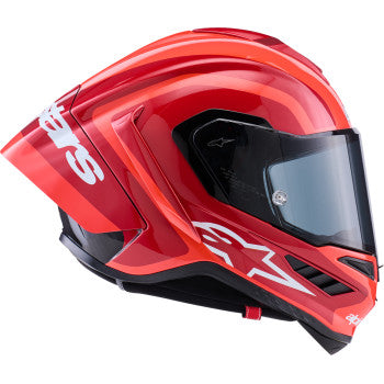 ALPINESTARS  Supretech R10 Helmet - 22.06 - Arius - Gloss - Black/White/Double Red - 2XL 8203926-1683-2XL