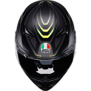 AGV Helmet K3 Syth Matte Black/Yellow Fluo 2x 2118381004-026-XXL